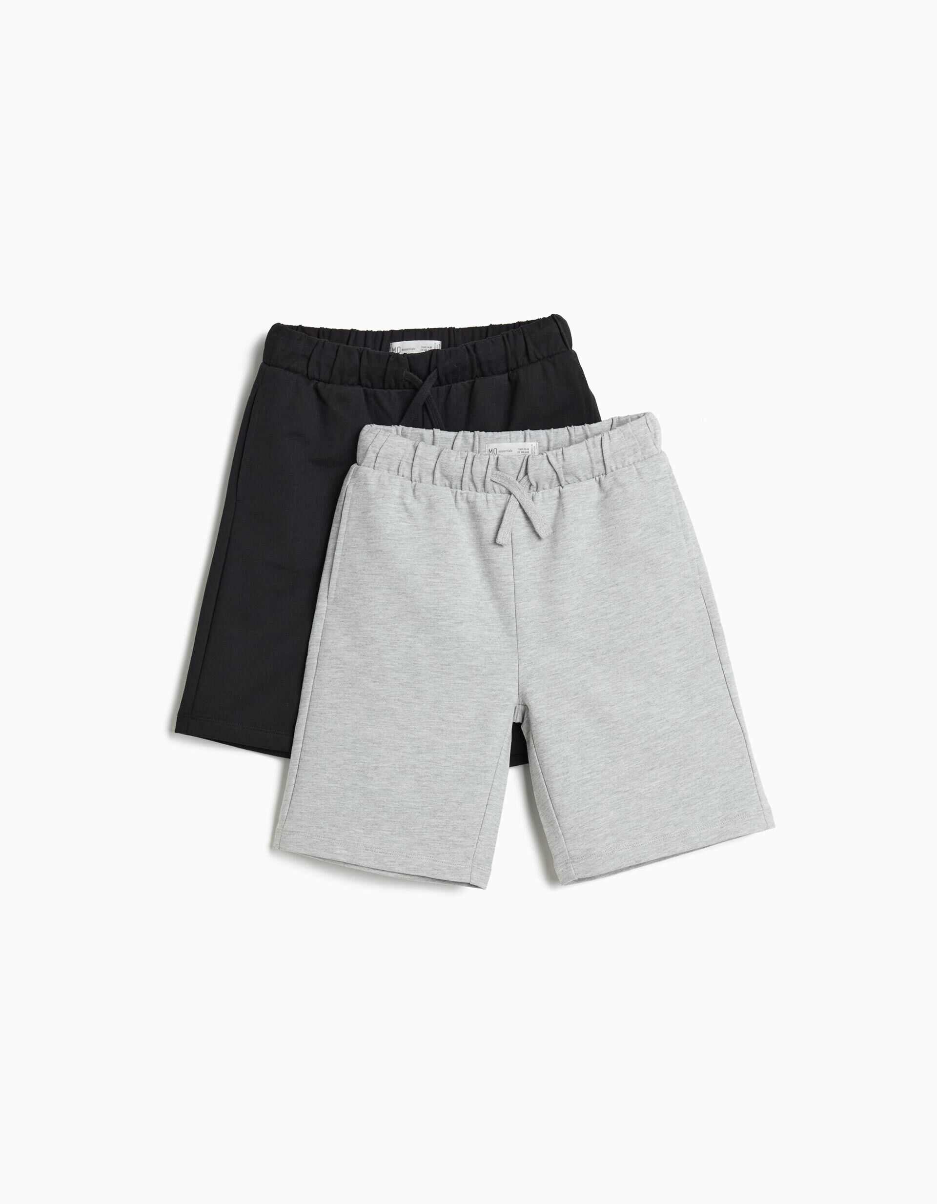 Comprar Online Pack 2 Cal&ccedil;&otilde;es de Felpa, Menino, Cinzento Claro