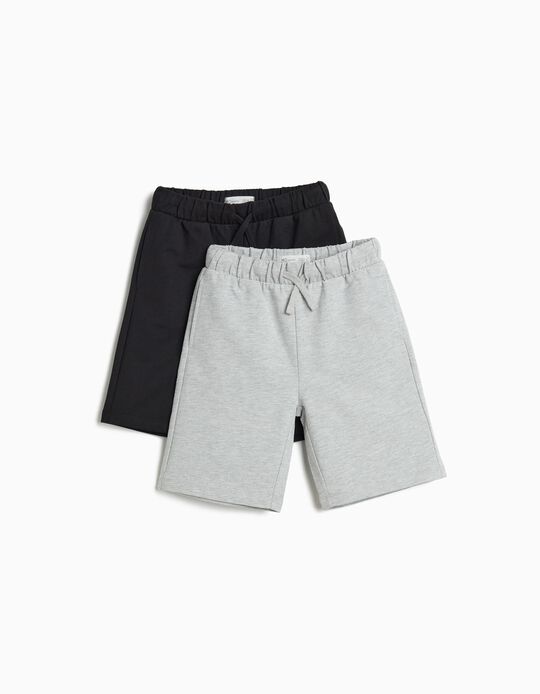 Comprar Online Pack 2 Cal&ccedil;&otilde;es de Felpa, Menino, Cinzento Claro