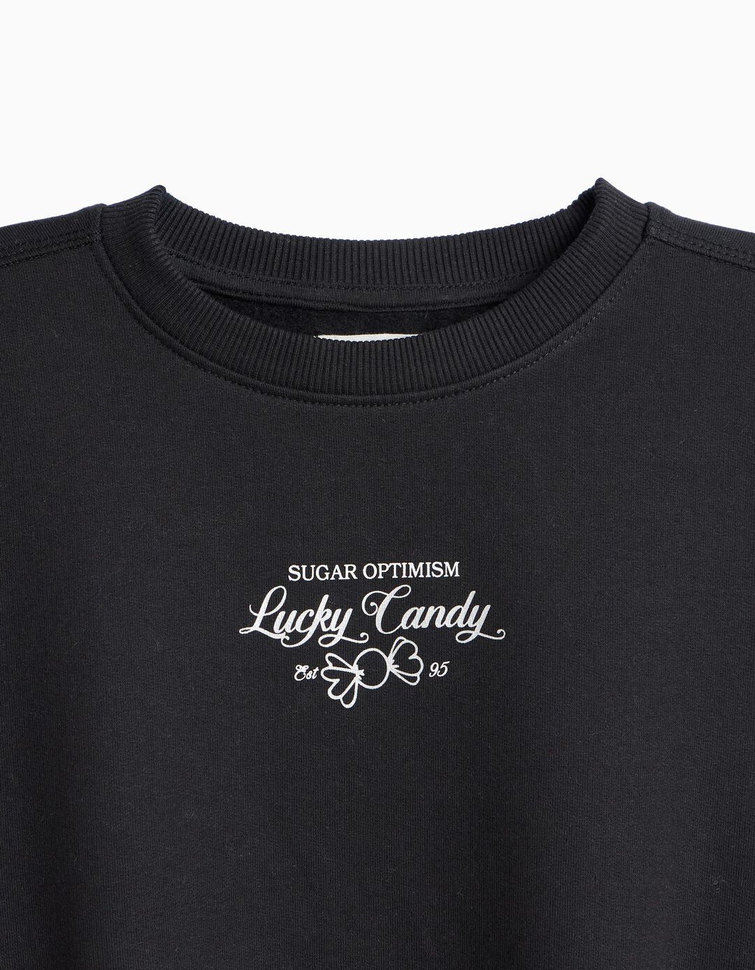Sweatshirt, Menina, Preto
