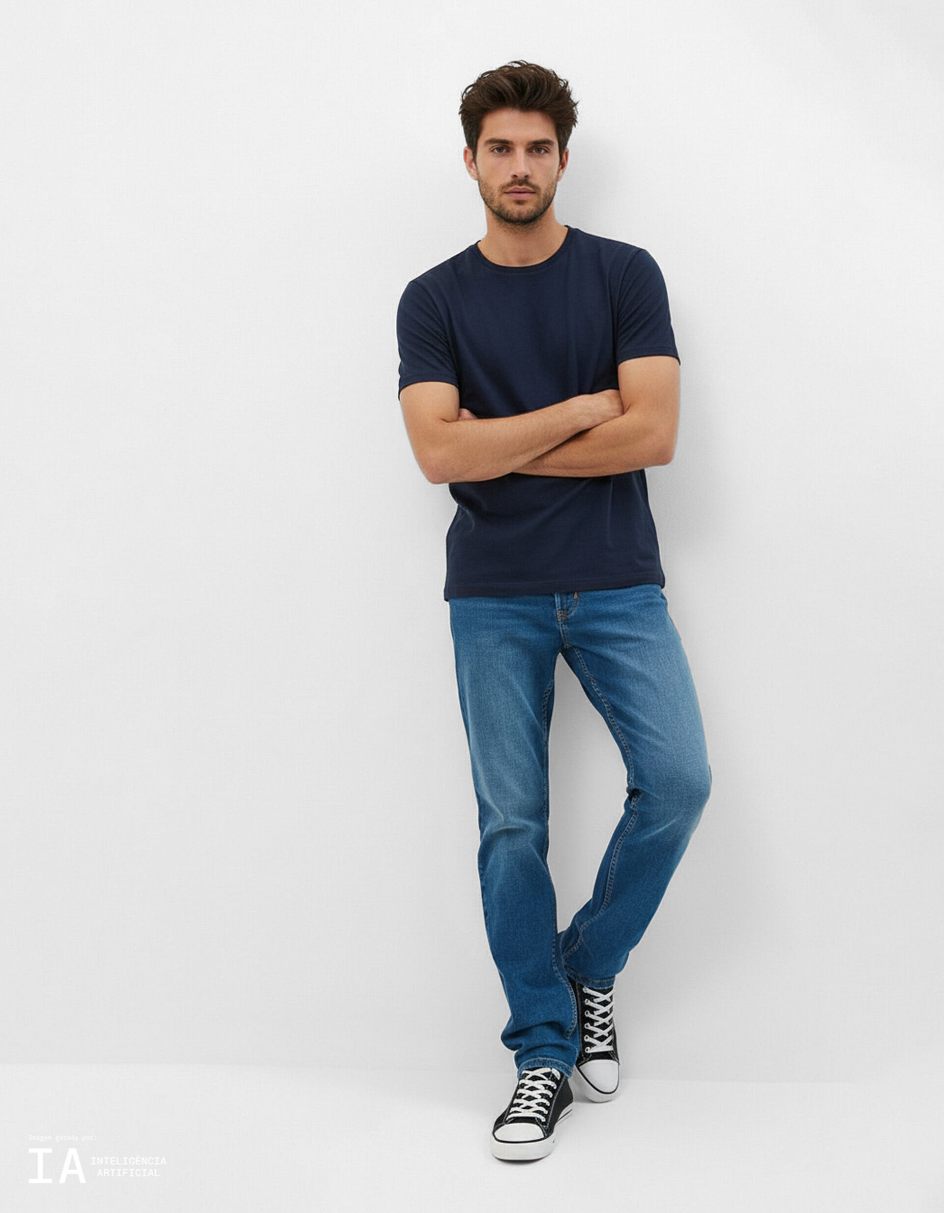 Comprar Online Jeans Slim-fit, Homem, Azul