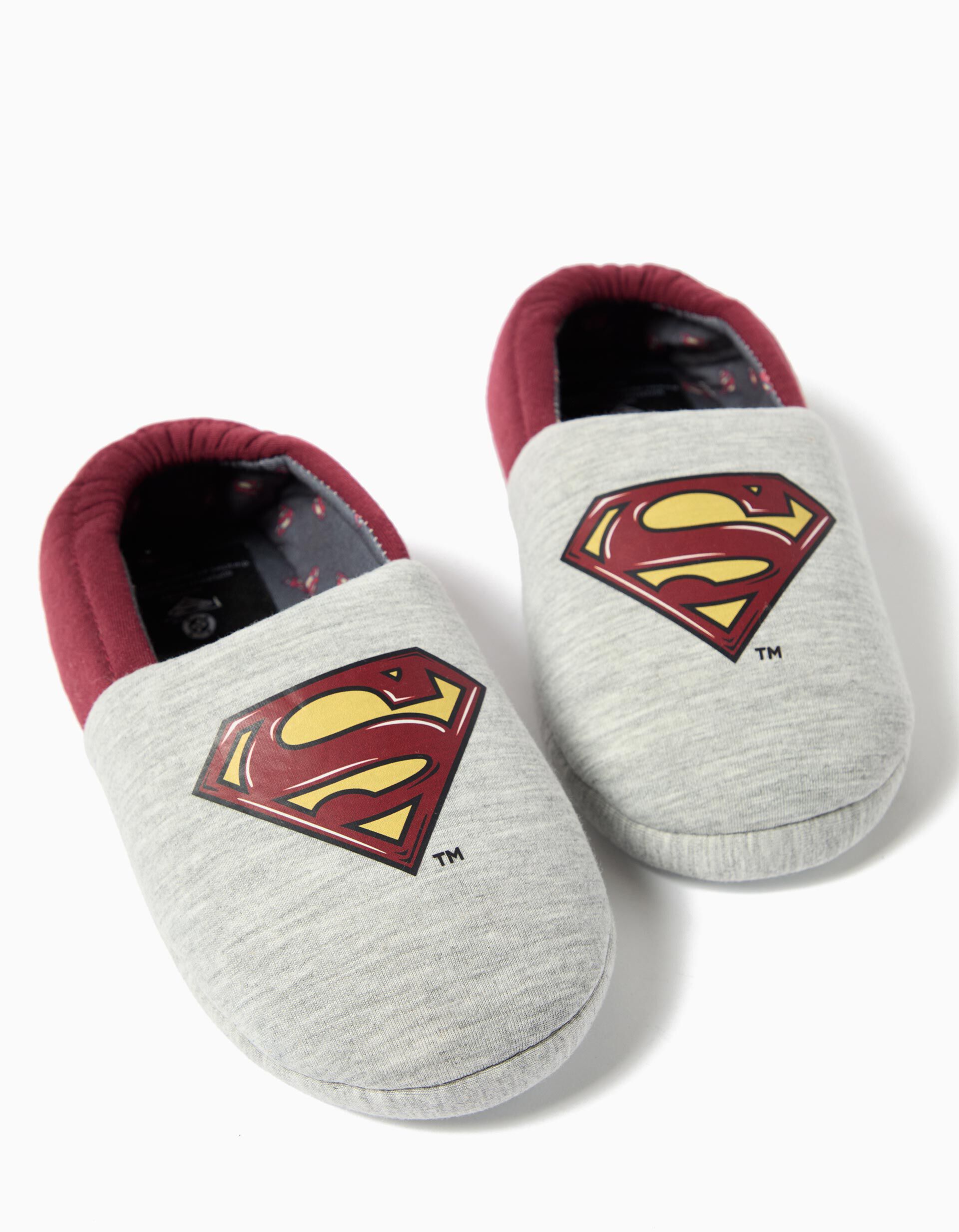 Comprar Online Pantufas 'Superman', Menino, Cinzento