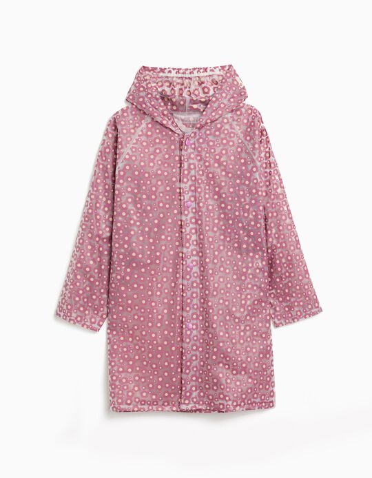 Comprar Online Casaco Impermeável com Capuz, Menina, Rosa