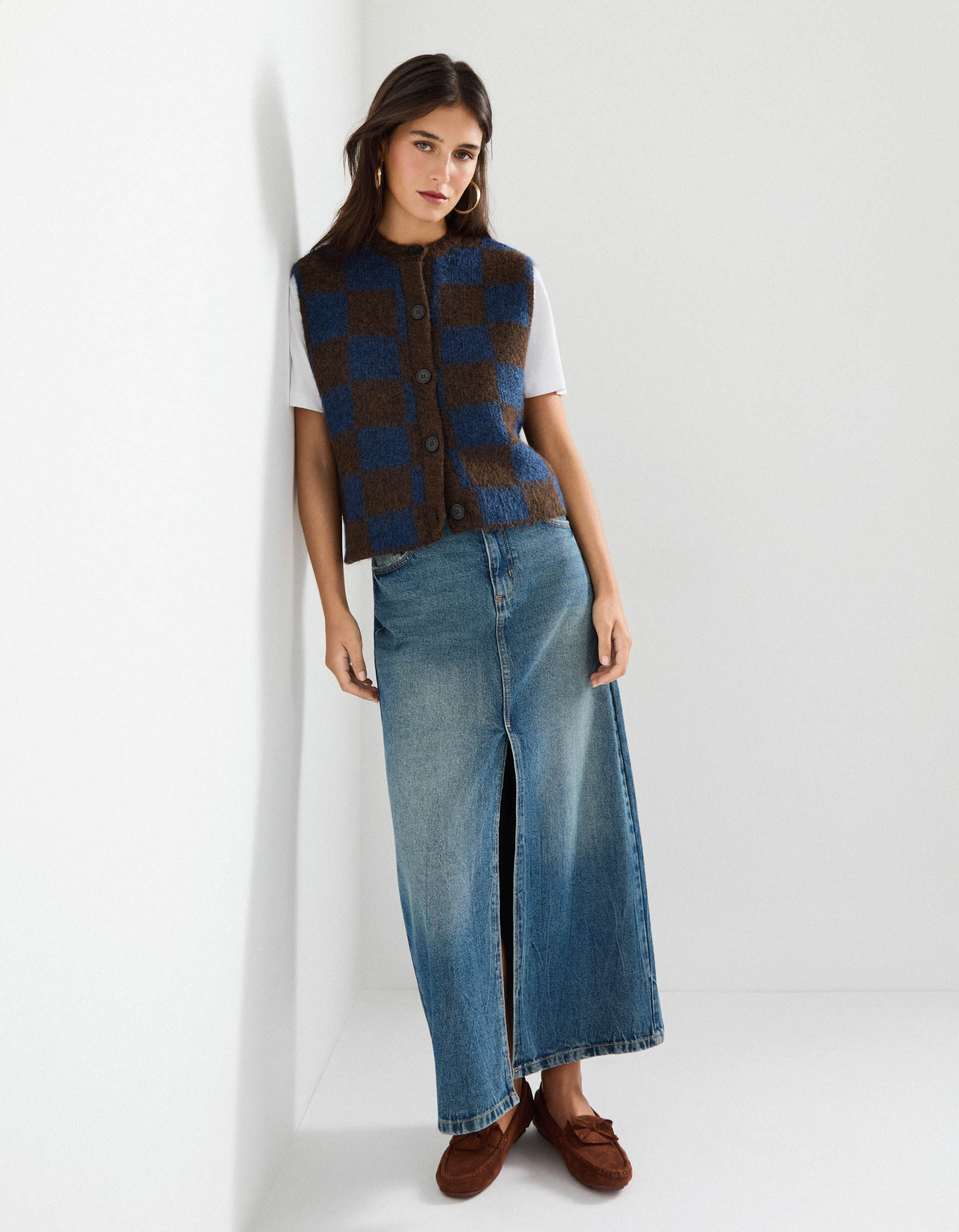 Comprar Online Saia de Ganga, Mulher, Azul 