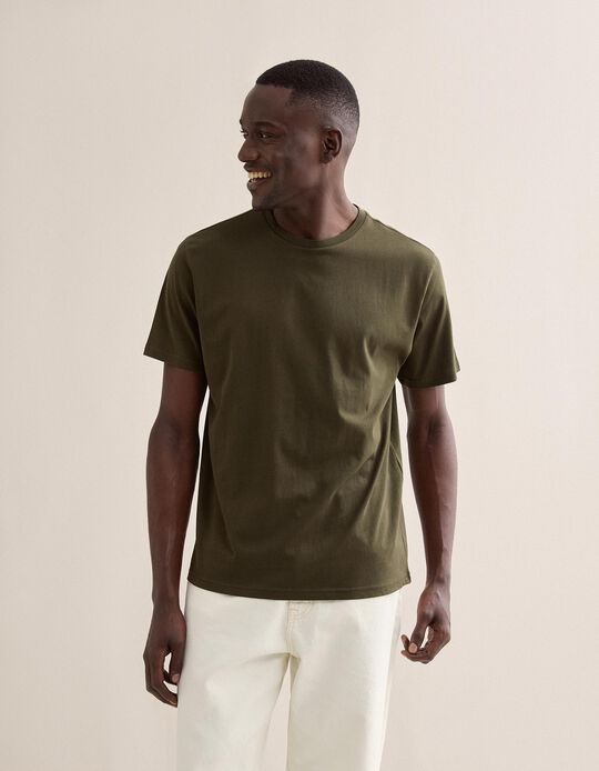 Comprar Online T-shirt, Homem, Verde Escuro