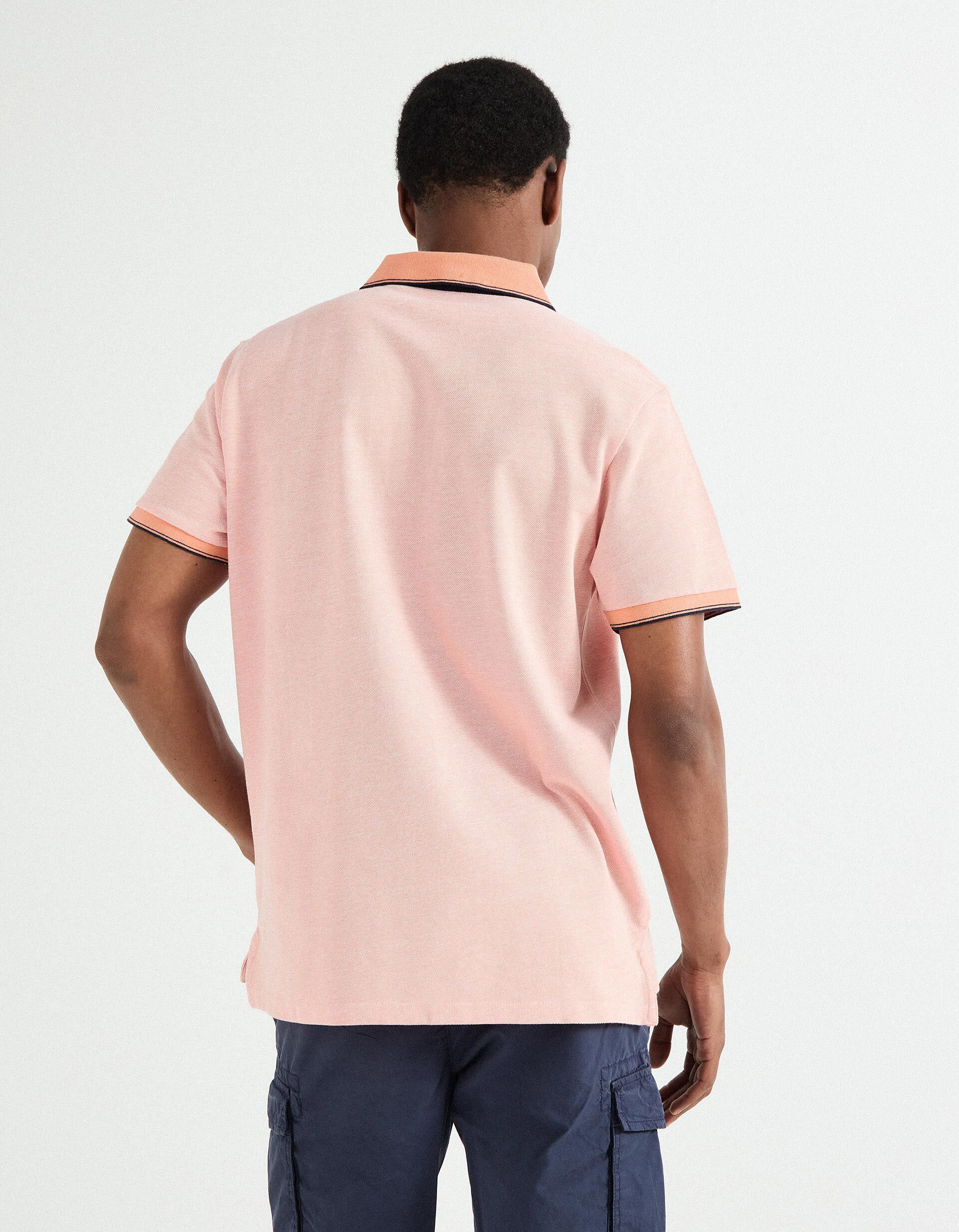 Comprar Online Polo Piquet Manga Curta, Homem, Laranja Claro 