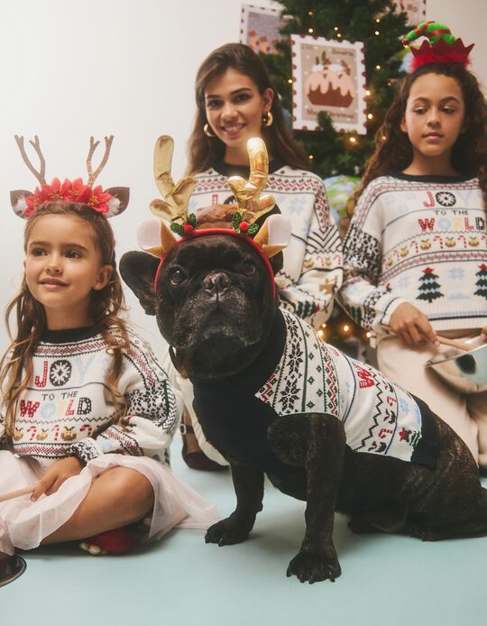 Comprar Online Camisola de Natal para Cão, Azul Noite