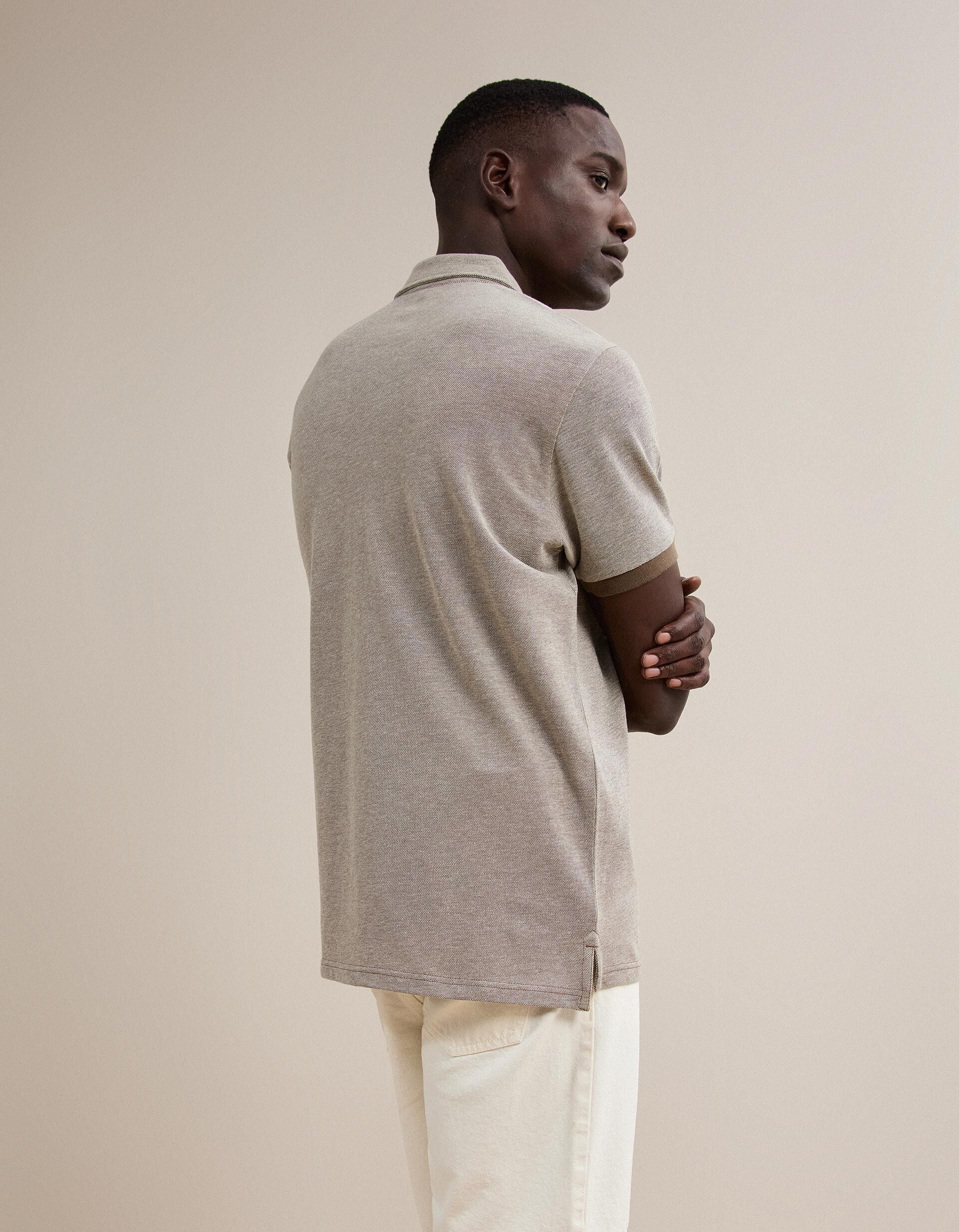 Comprar Online Polo Oxford Piquet, Homem, Castanho