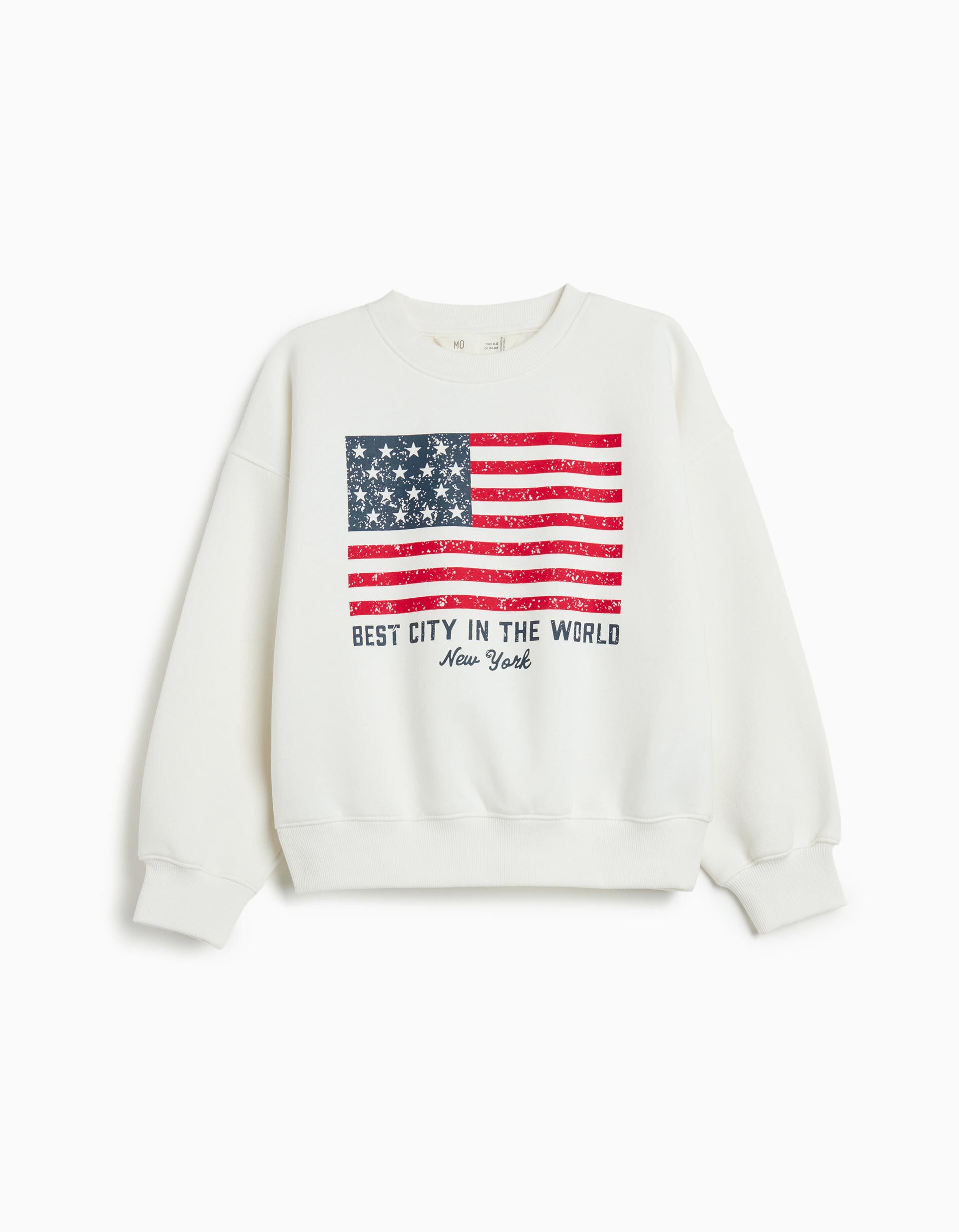 Comprar Online Sweatshirt, de Felpa Menina, Branco