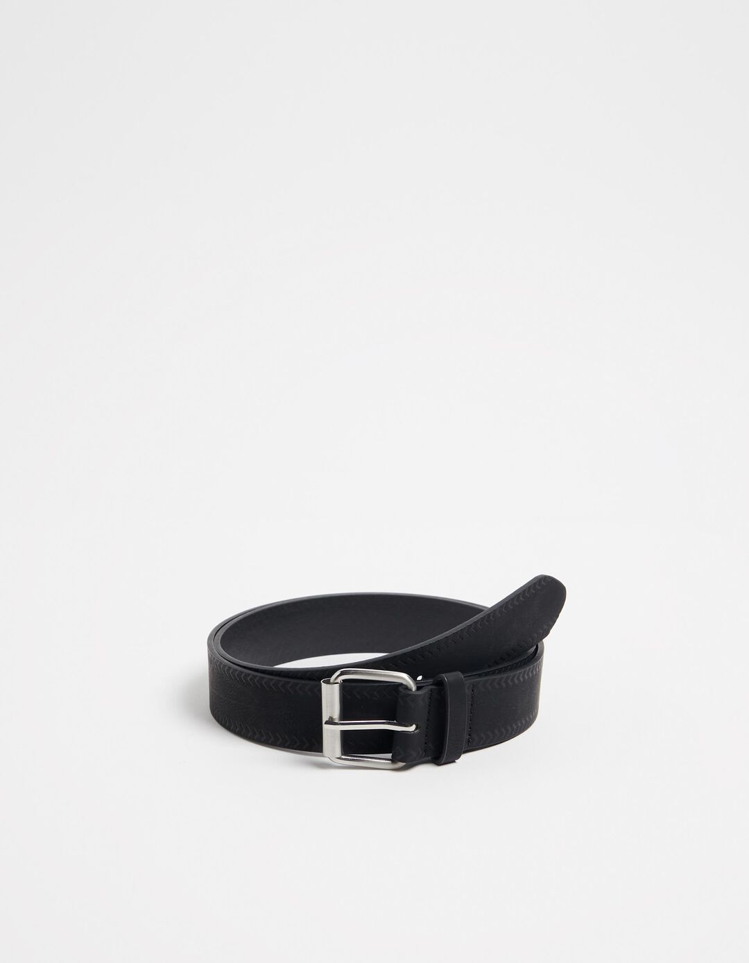 Engraved Belt, Man, Black