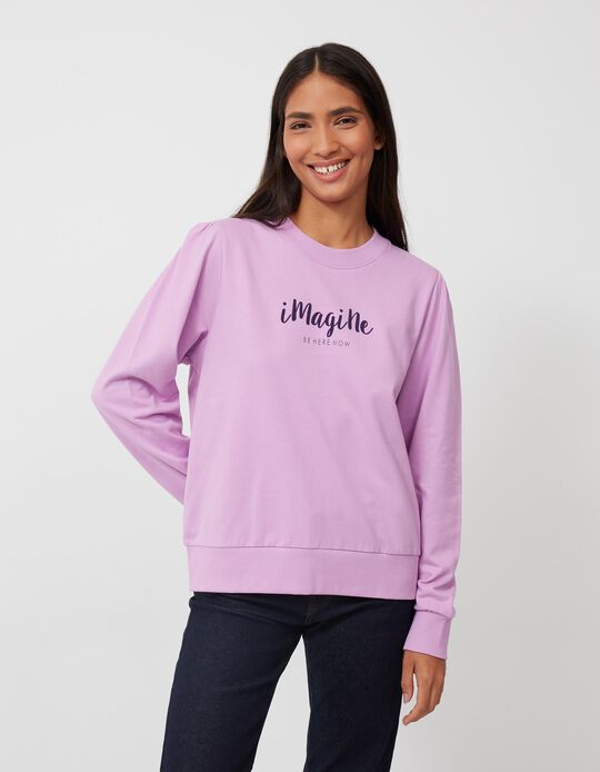 Sweatshirt, Women, Lilac