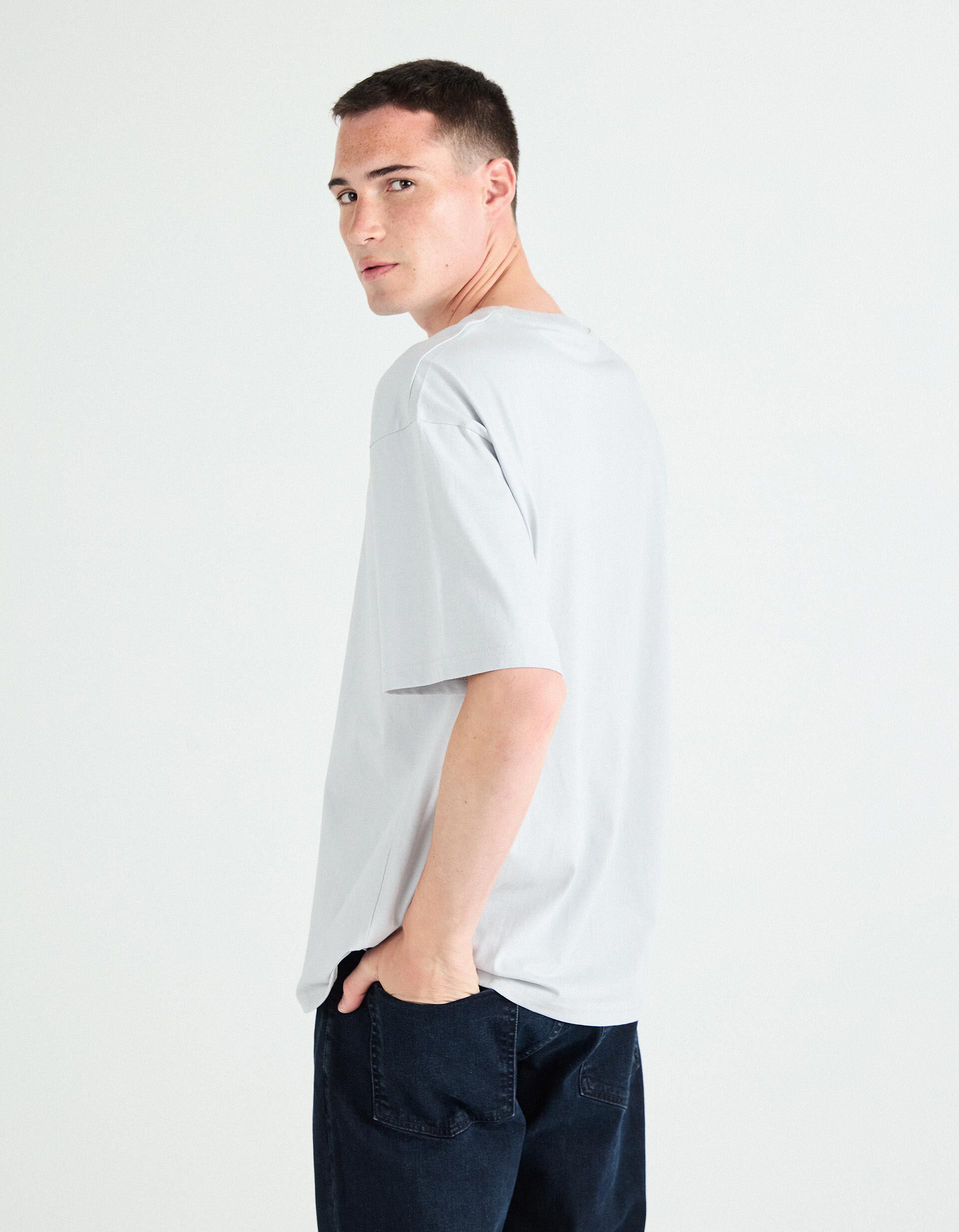 Comprar Online T-shirt, Homem, Azul Claro