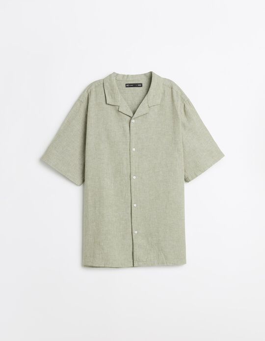 Comprar Online Camisa com Linho, Homem, Verde