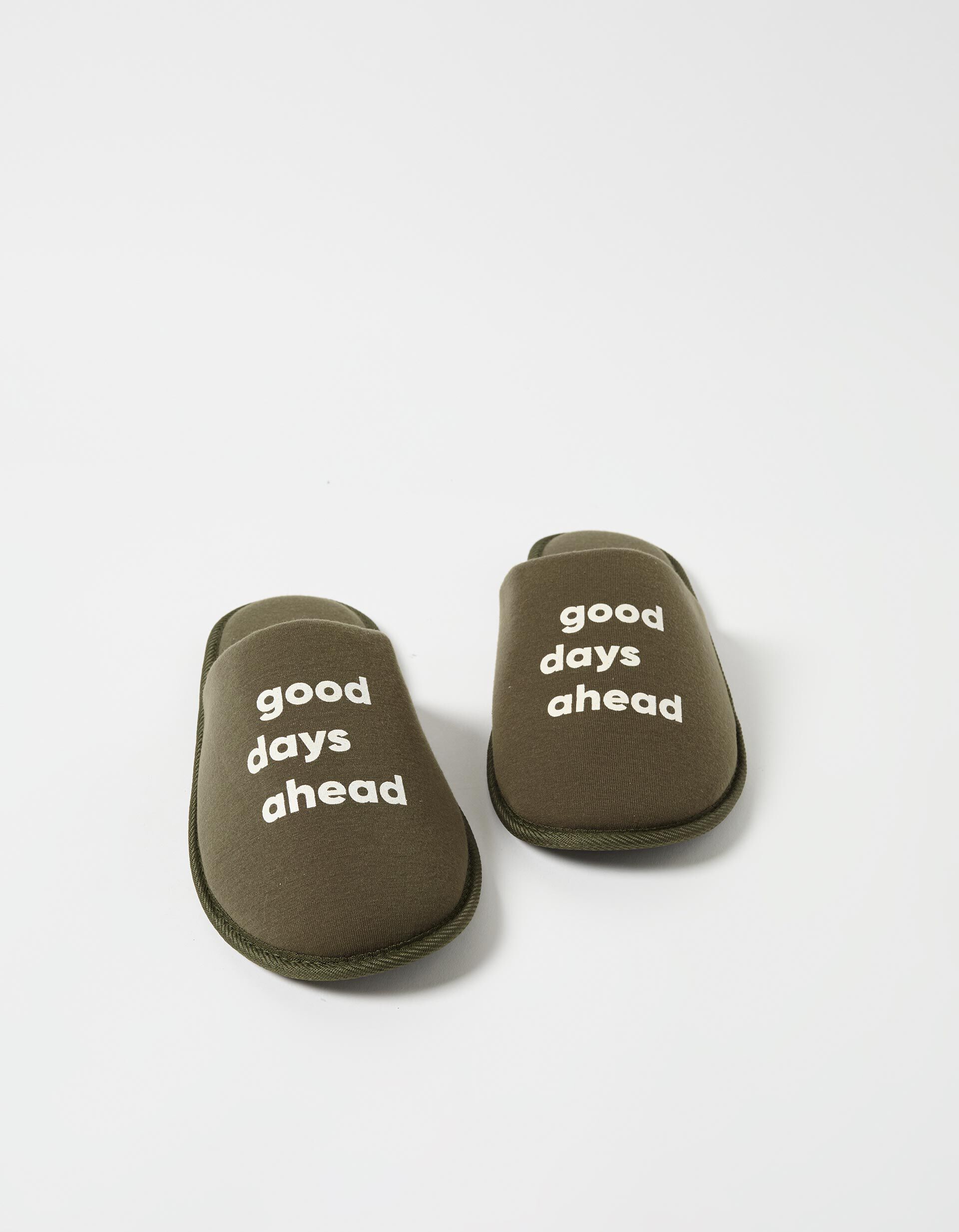 Comprar Online Chinelos de Quarto Estampados, Homem, Verde