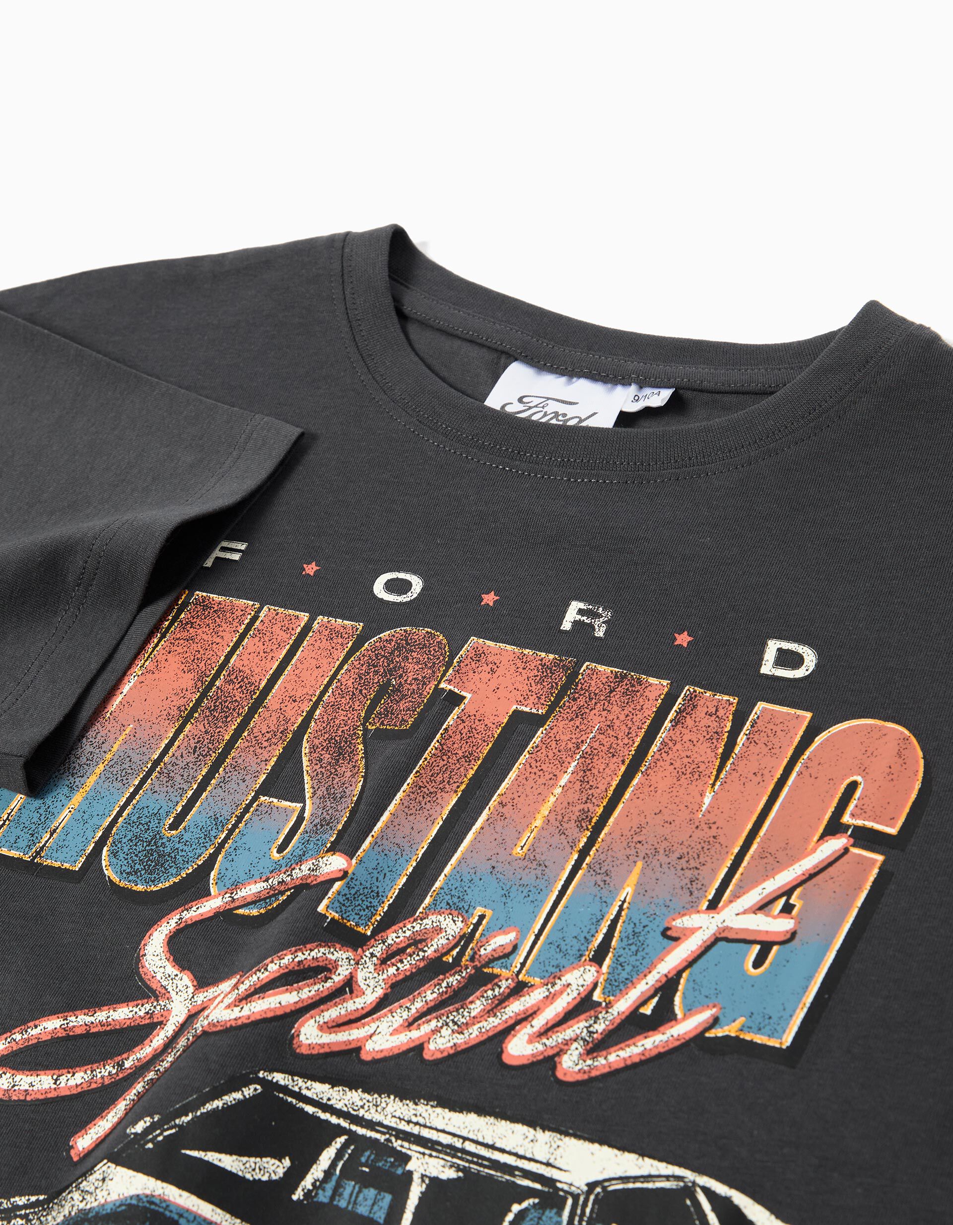 Comprar Online T-shirt 'Ford', Menina, Cinzento Escuro