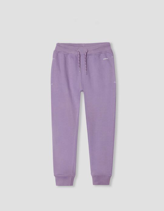 Joggers, Girls, Lilac