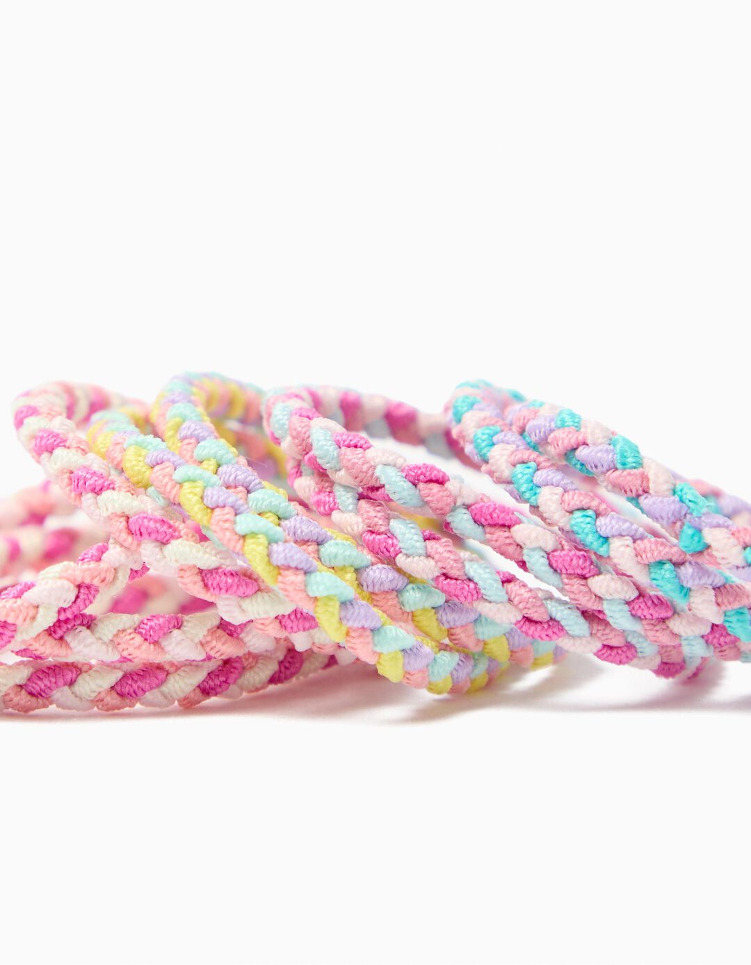 Pack 10 El&aacute;sticos de Cabelo, Menina, Multicor