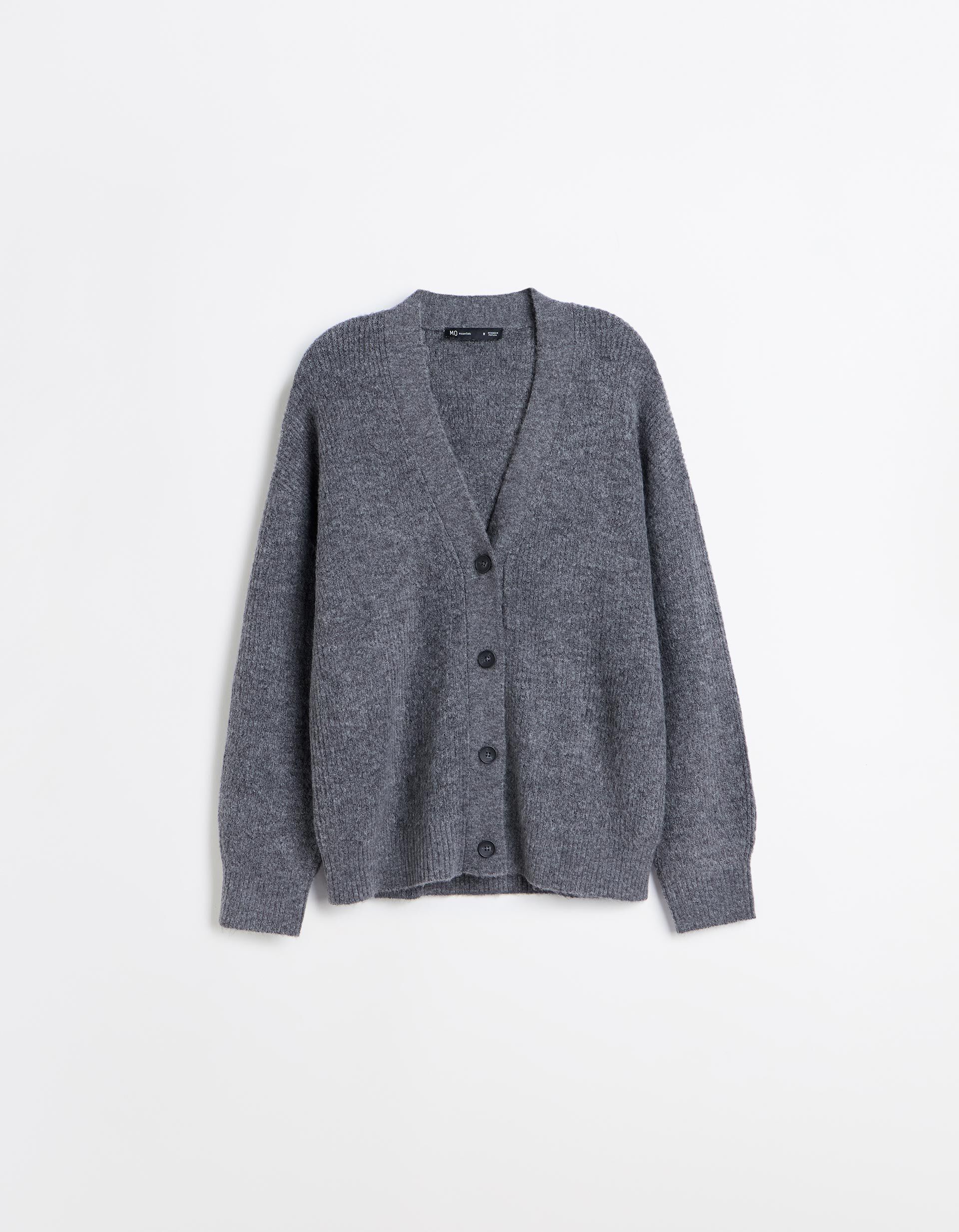 Comprar Online Casaco De Malha, Mulher, Cinzento