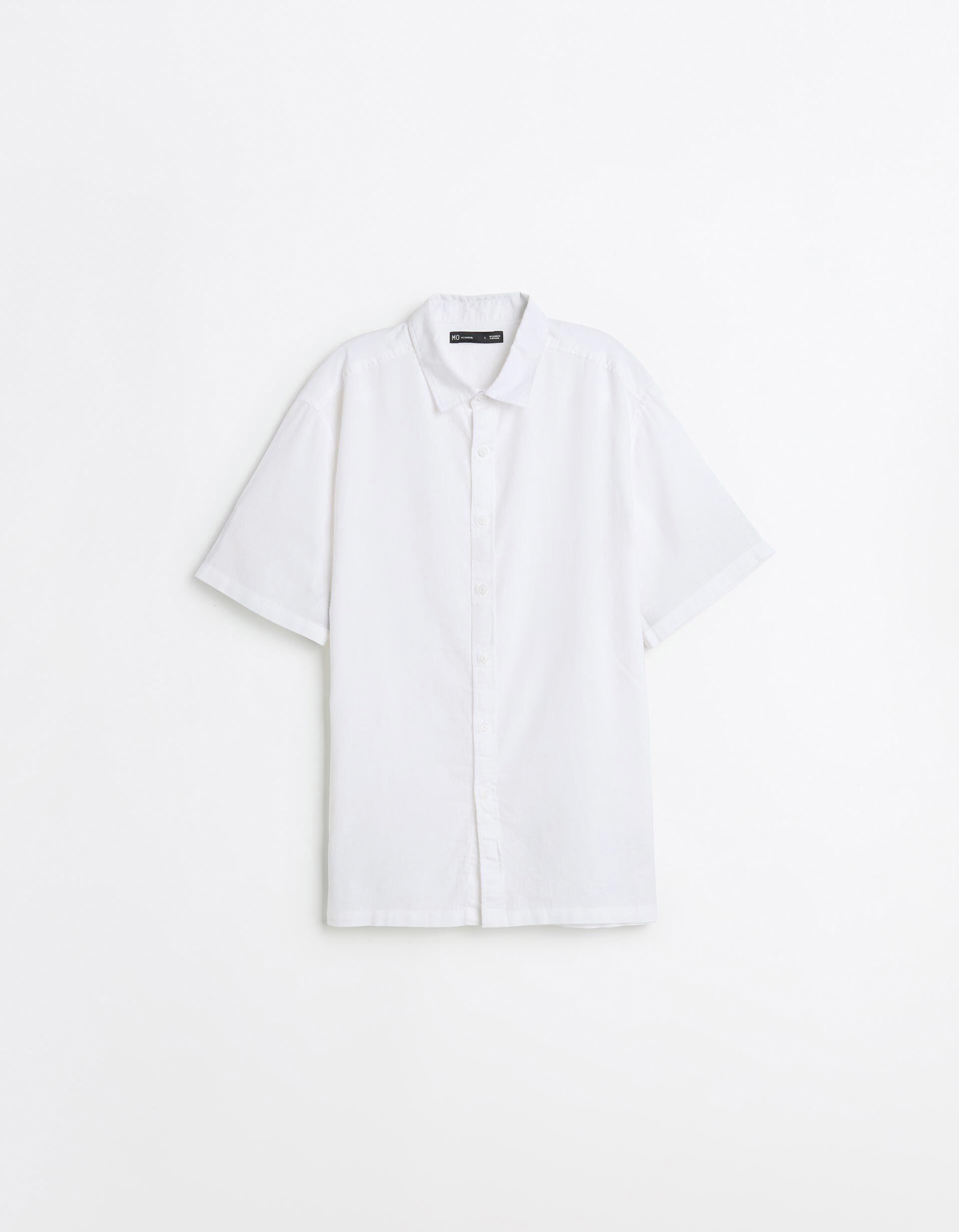 Comprar Online Camisa com Linho, Homem, Branco