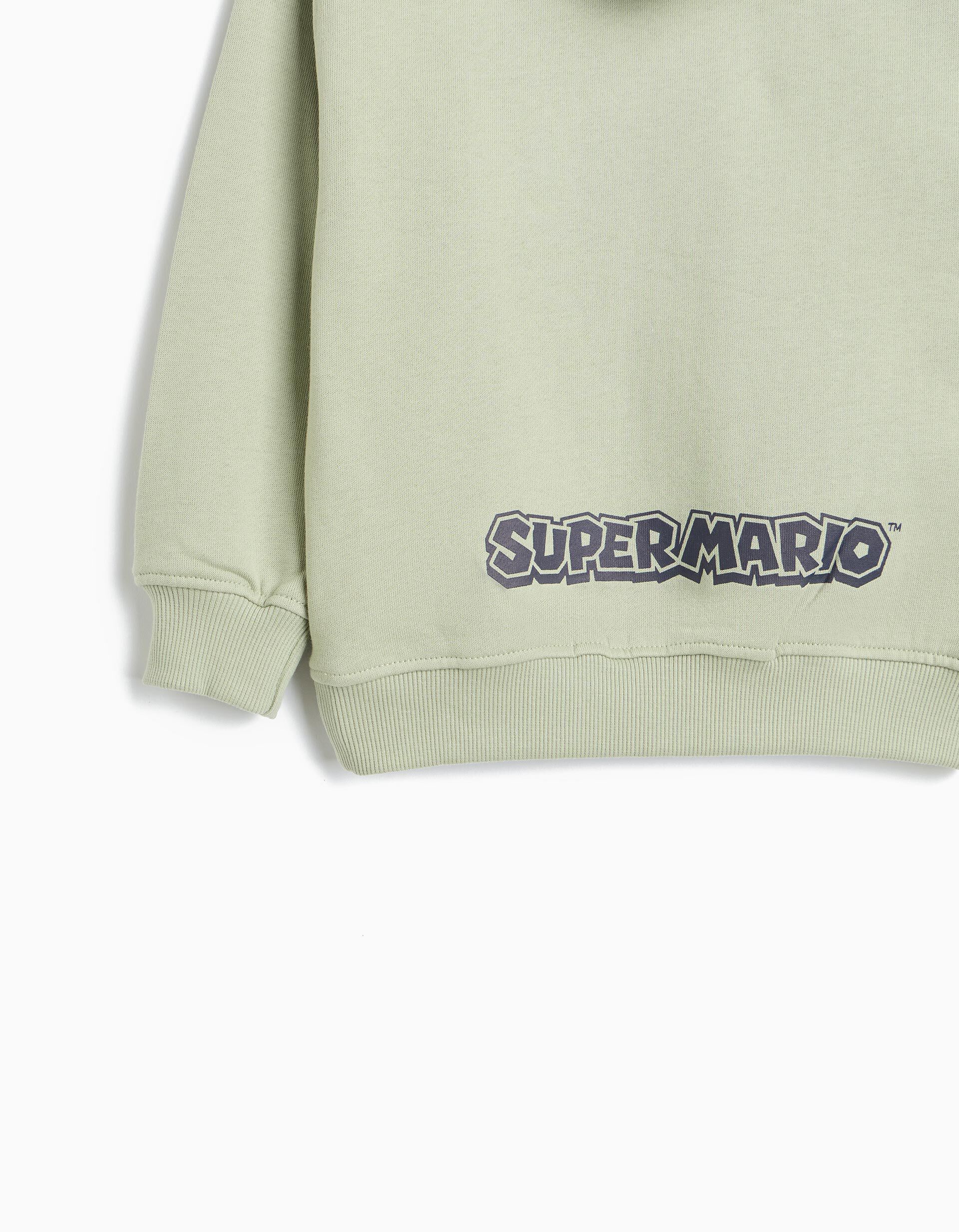 Comprar Online Sweatshirt 'Super Mario', Menino, Verde