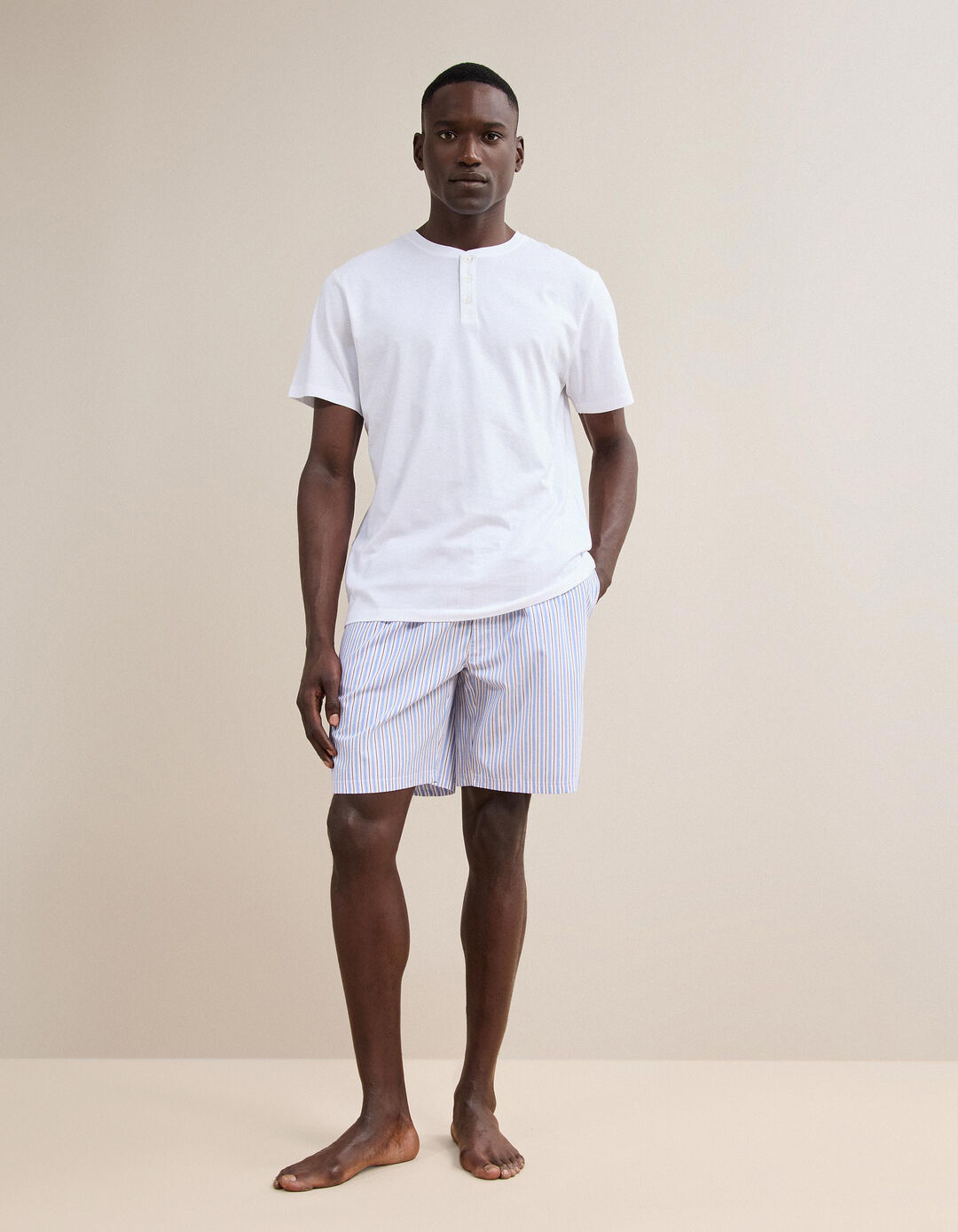Pijama Jersey, Homem, Branco