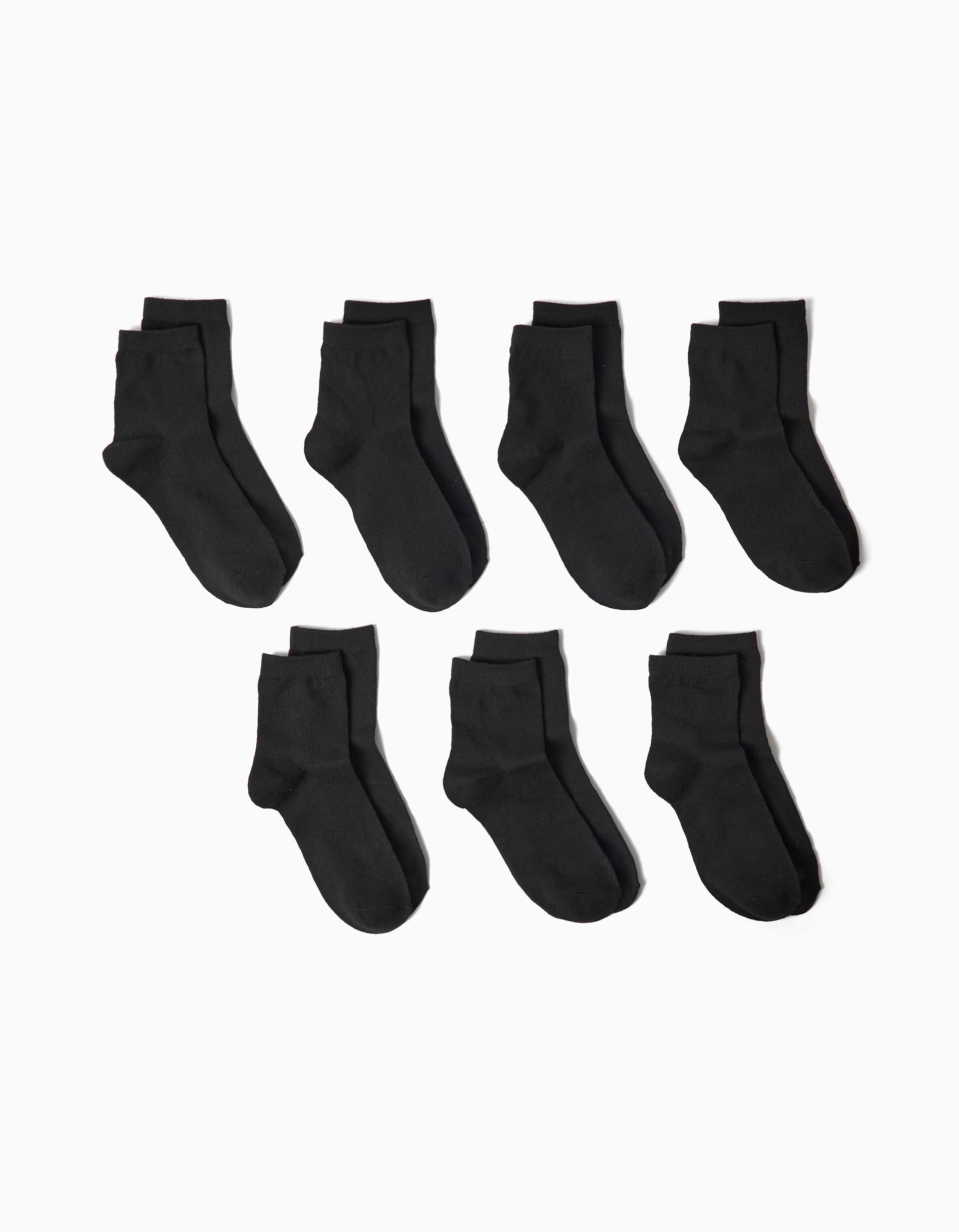 Comprar Online Pack 7 Pares De Meias, Menino, Preto