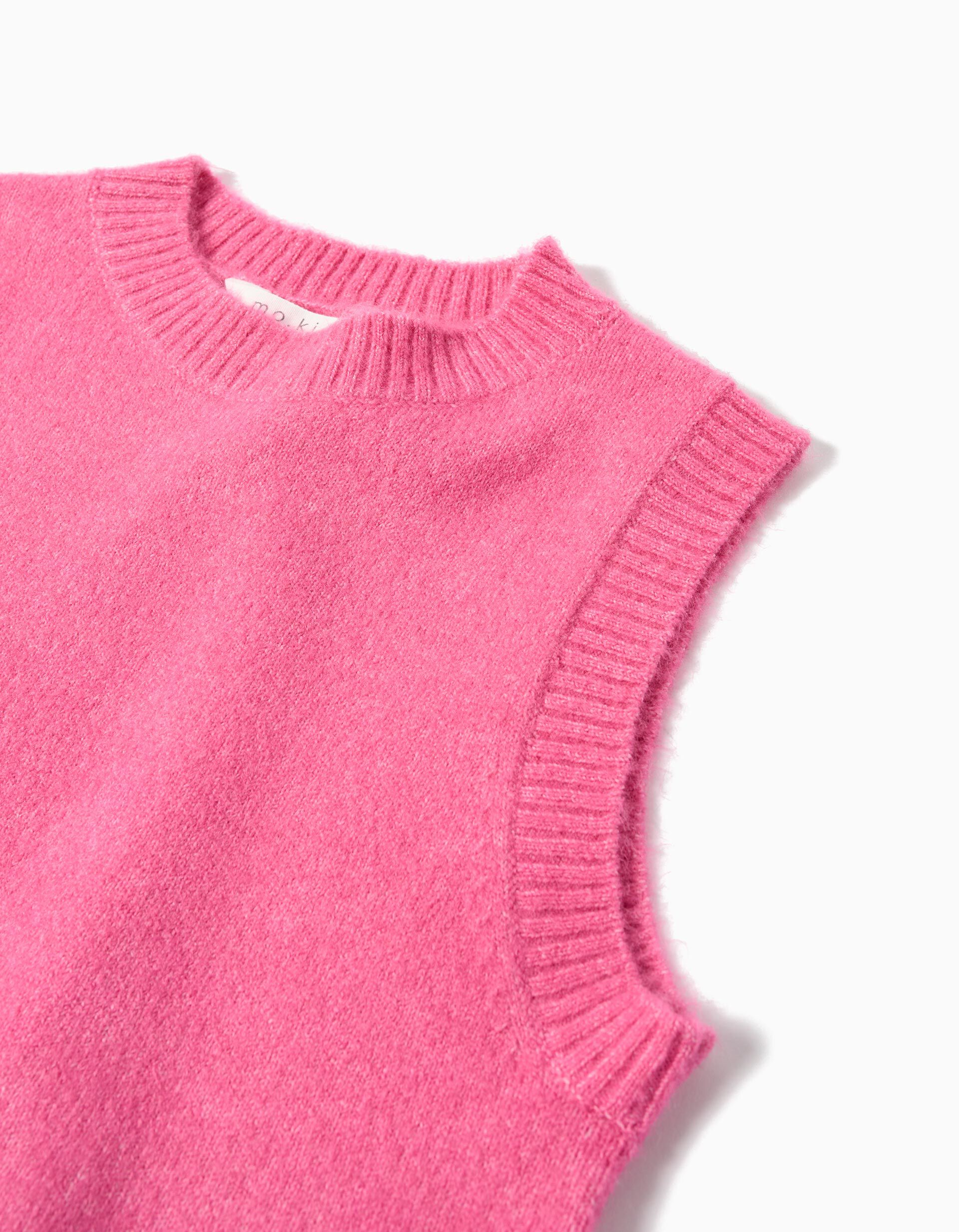 Comprar Online Colete de Malha, Menina, Rosa