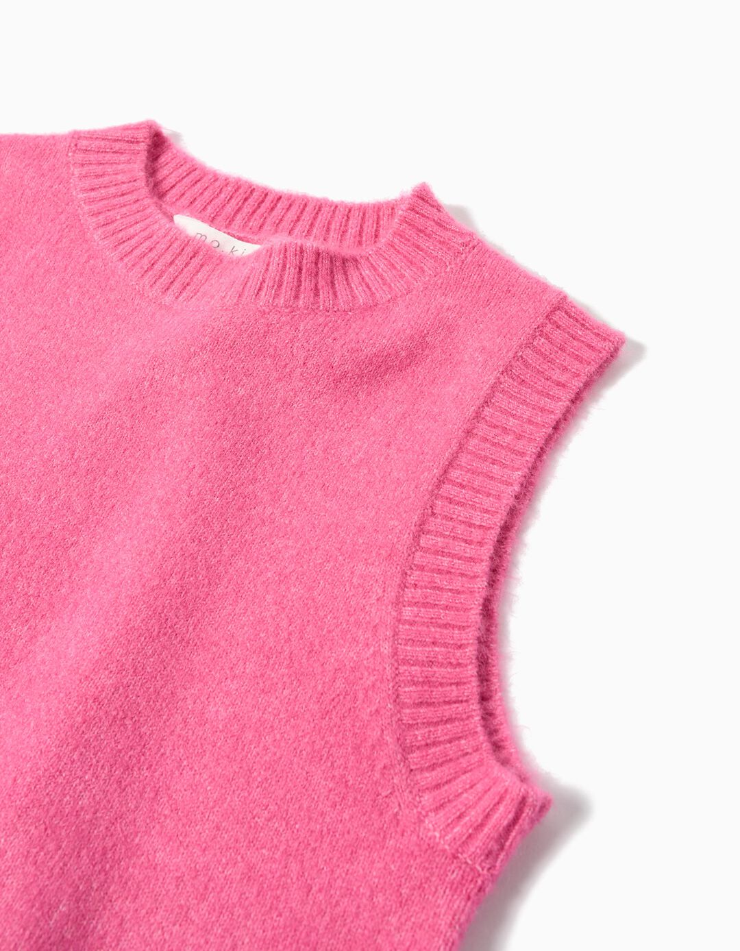 Colete de Malha, Menina, Rosa