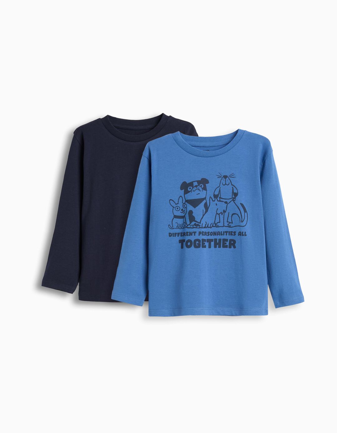 Pack 2 T-shirts, Menino, Azul