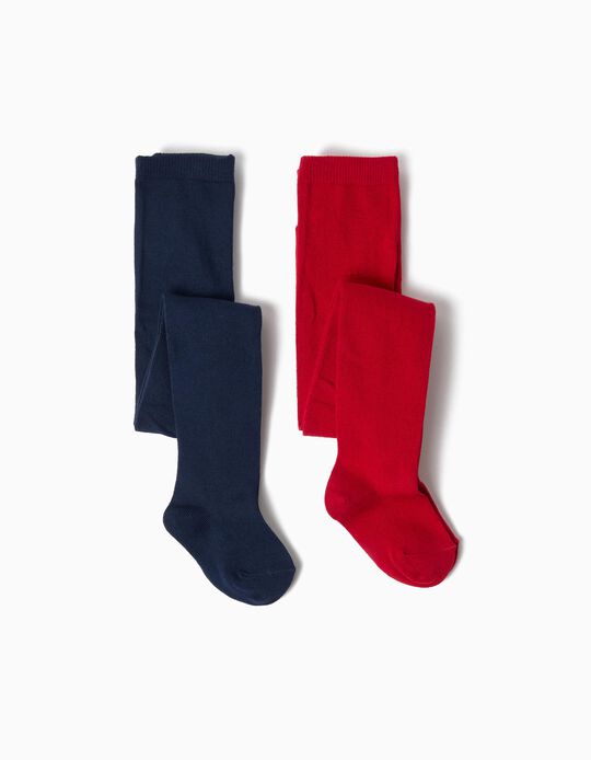 Comprar Online Pack 2 Collants, Menina, Vermelho