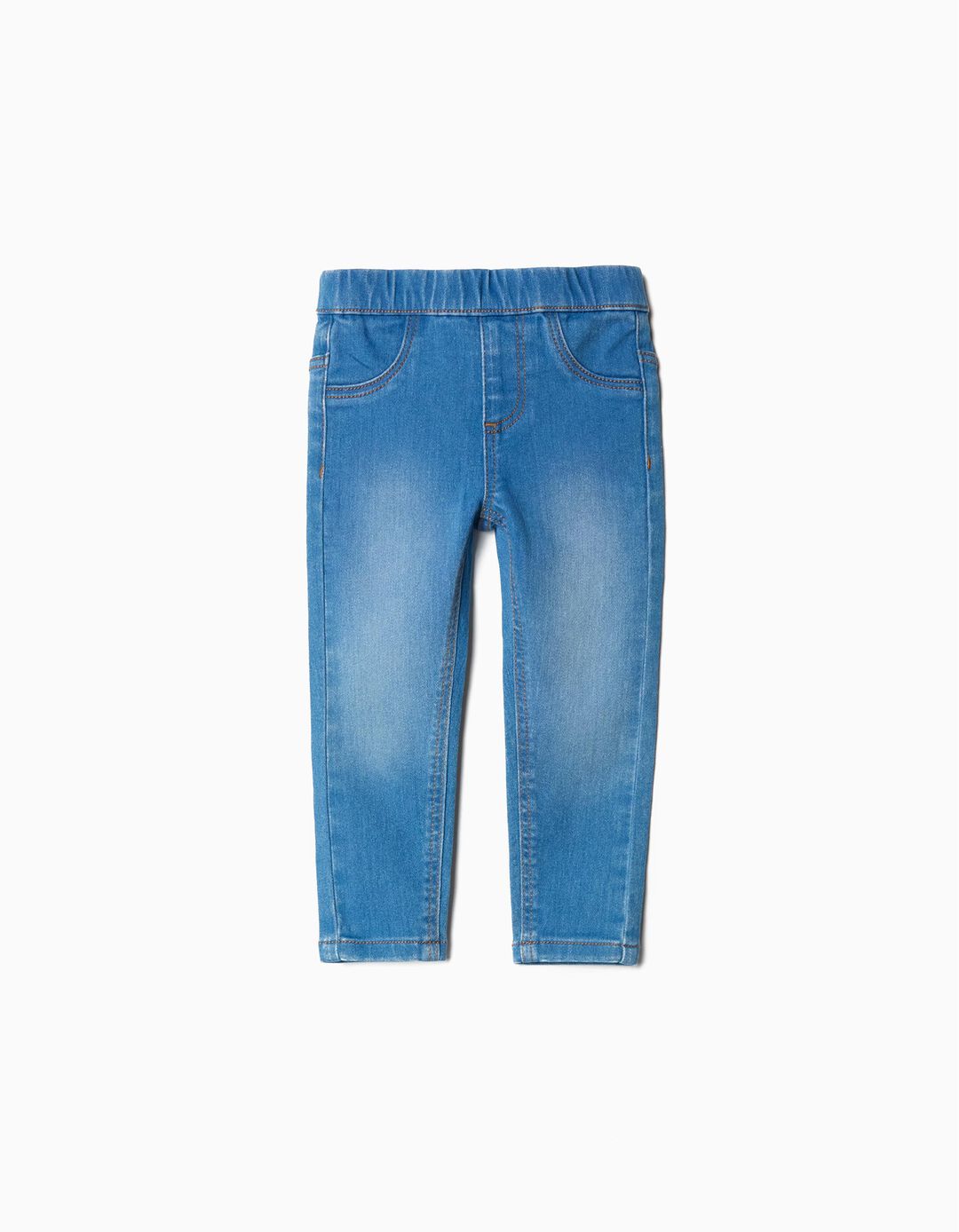 Jeggings de Ganga, Menina, Azul Claro