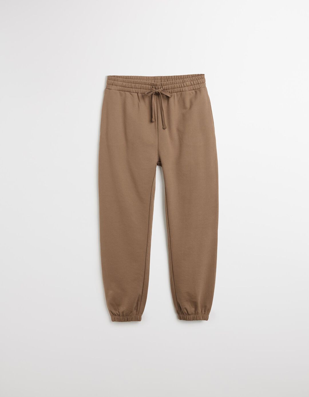 Calças Joggers, Mulher, Bege Escuro