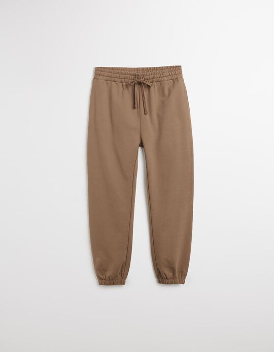 Comprar Online Calças Joggers, Mulher, Bege Escuro