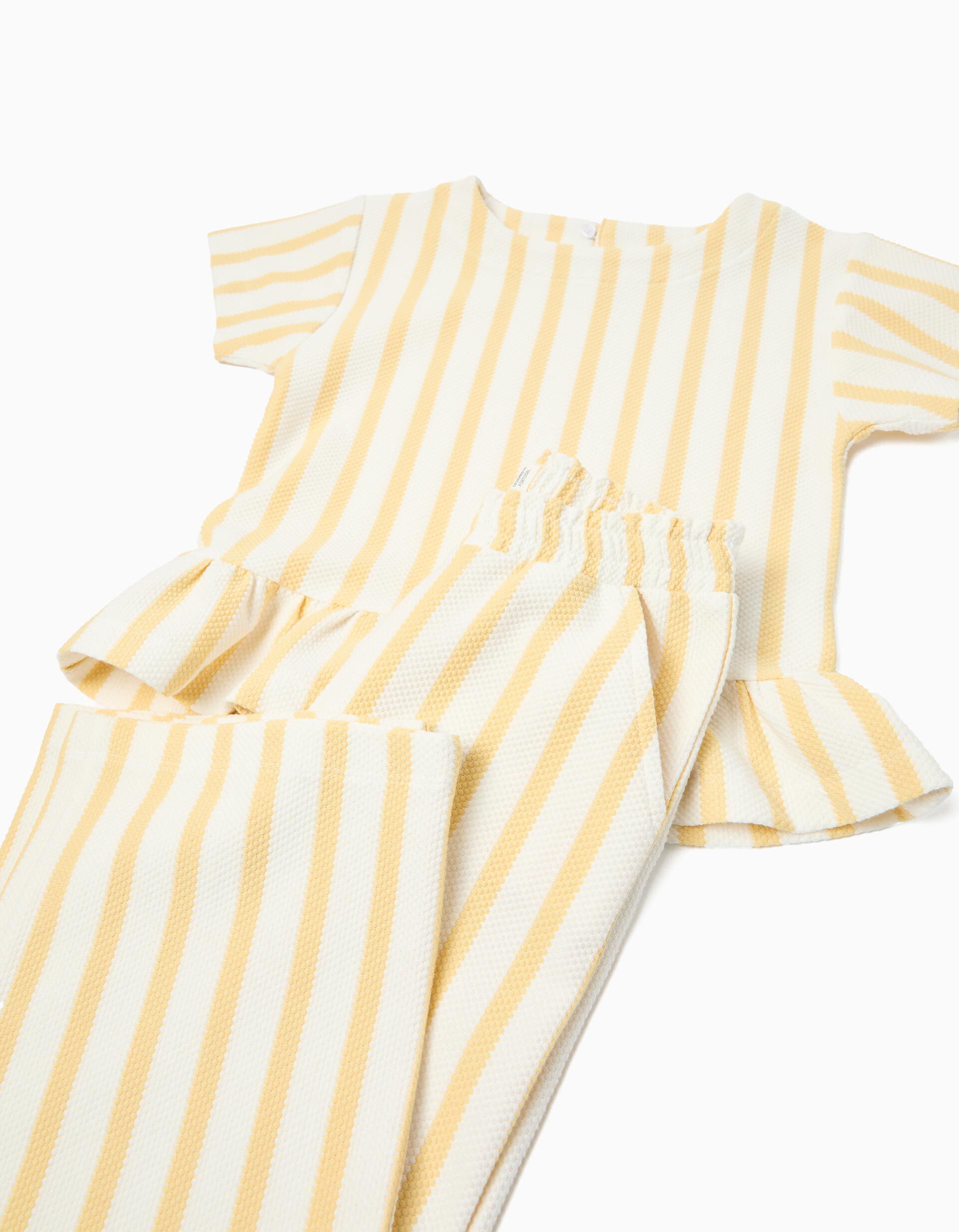 Comprar Online Conjunto T-shirt e Cal&ccedil;as, Menina, Amarelo Claro