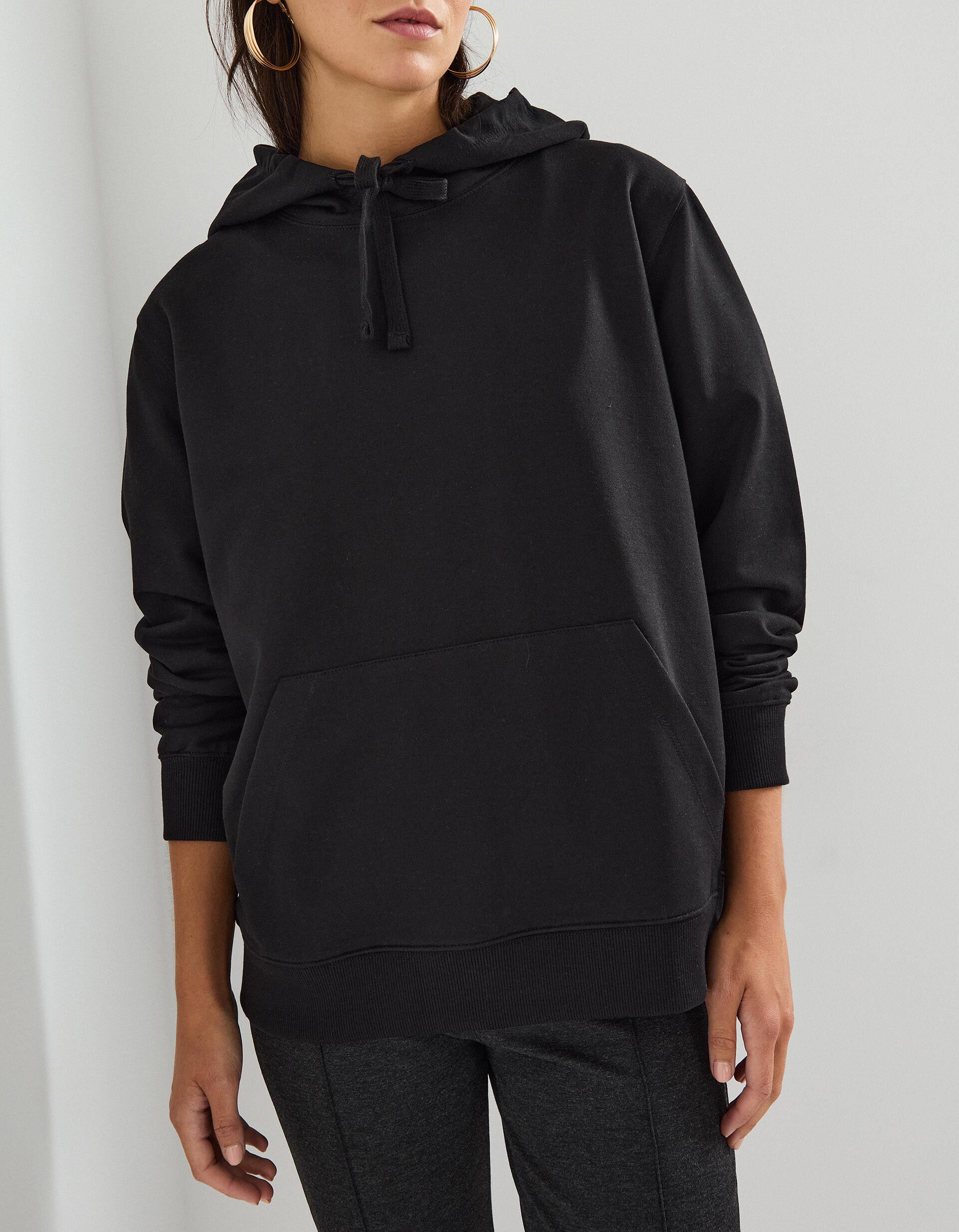 Comprar Online Sweatshirt com Capuz, Mulher, Preto