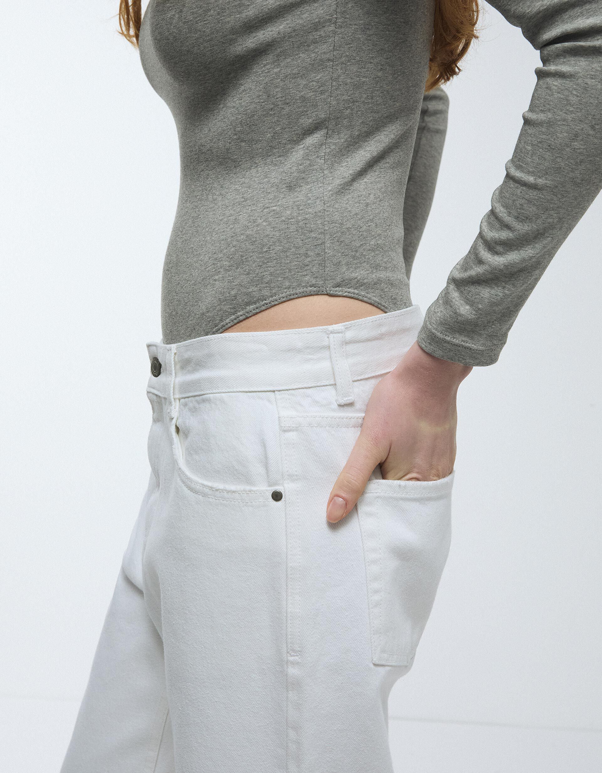 Comprar Online Body de Manga Comprida, Mulher, Cinzento