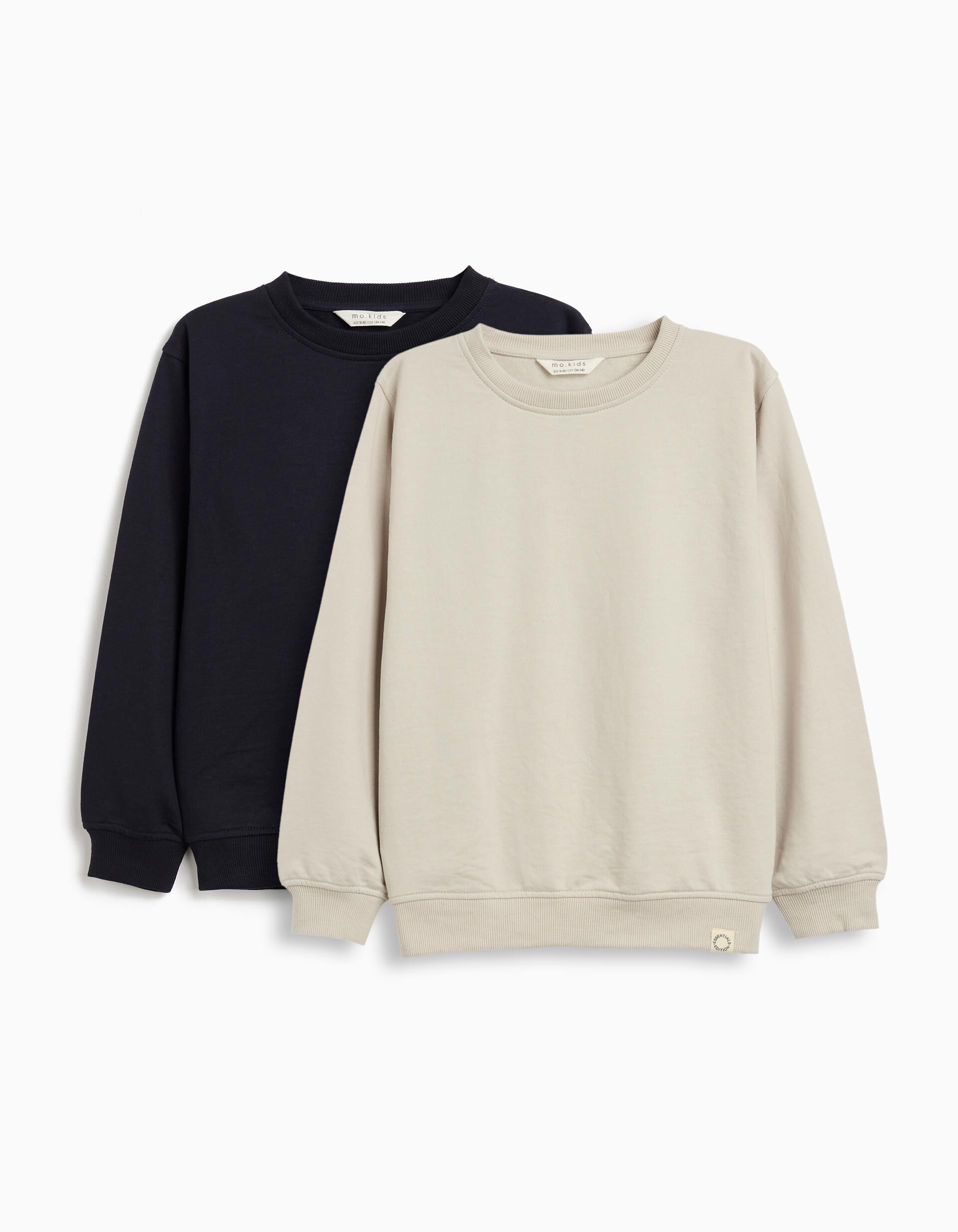 Comprar Online Pack 2 Sweatshirts de Felpa, Menino, Azul