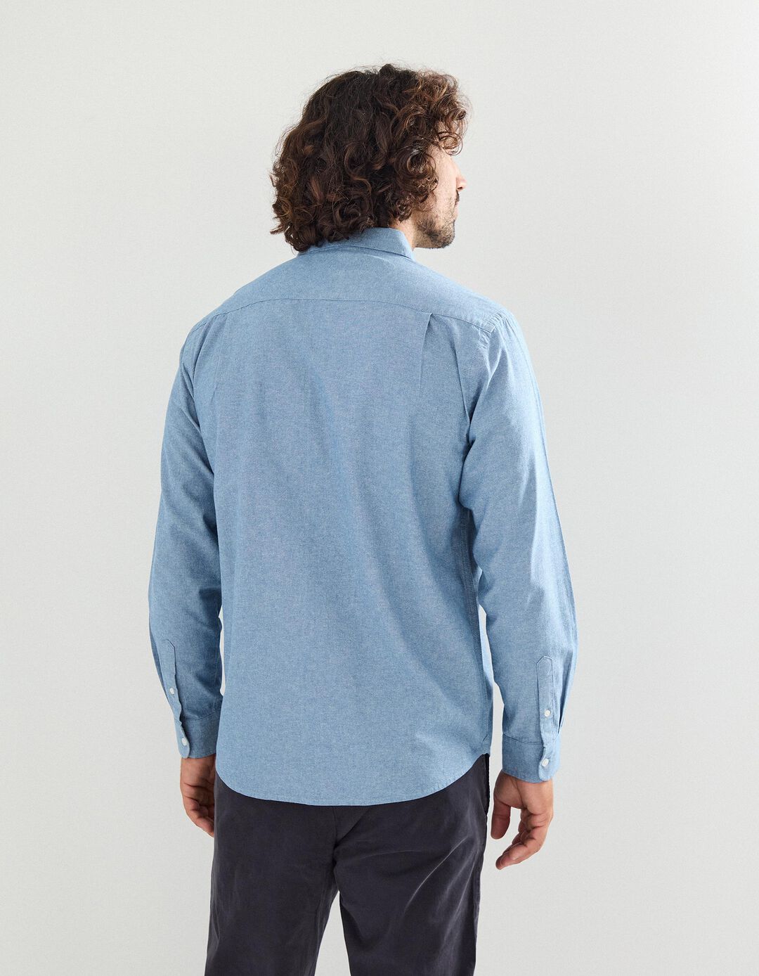 Camisa, Homem, Azul