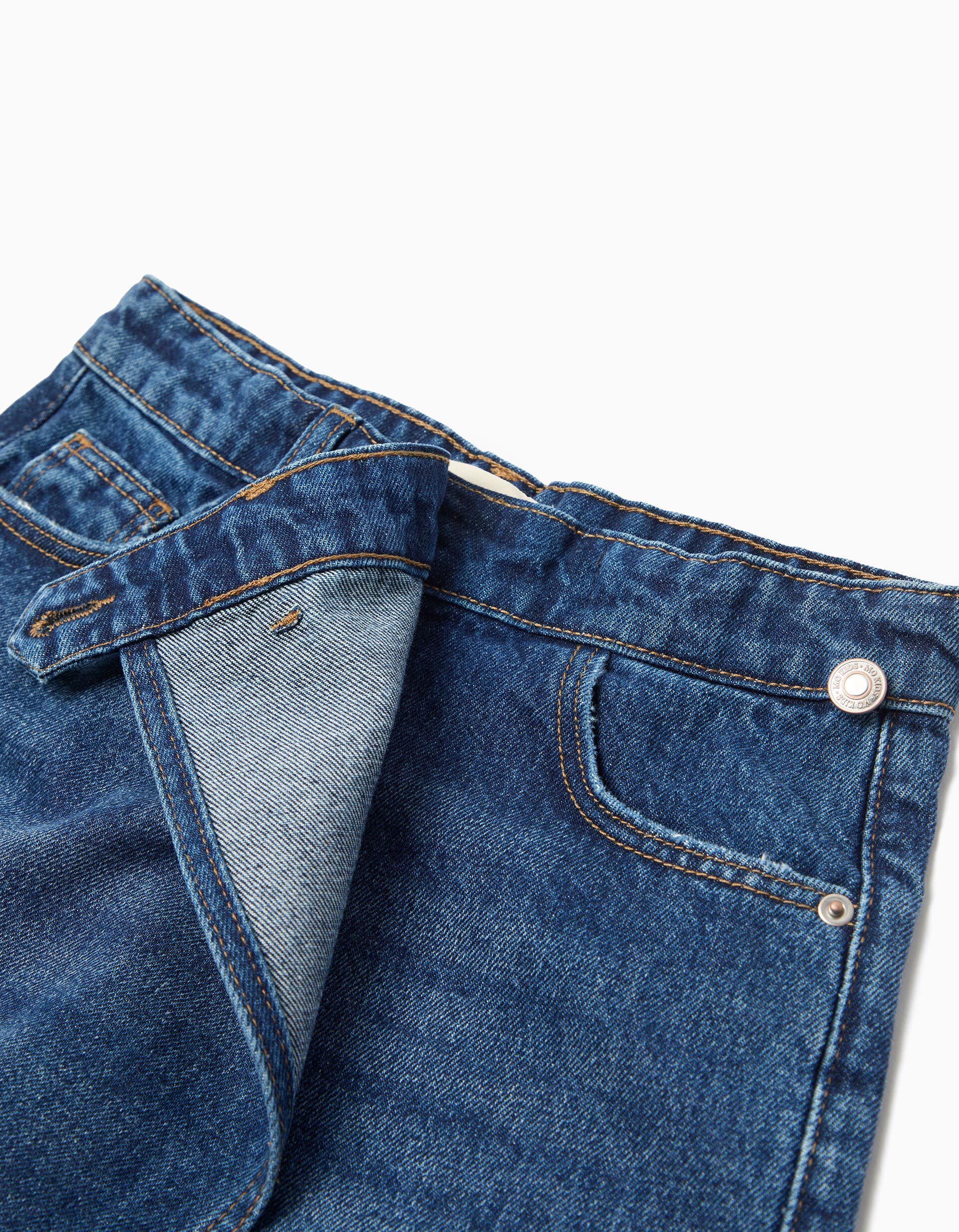 Comprar Online Saia-Cal&ccedil;&atilde;o de Ganga, Menina, Azul