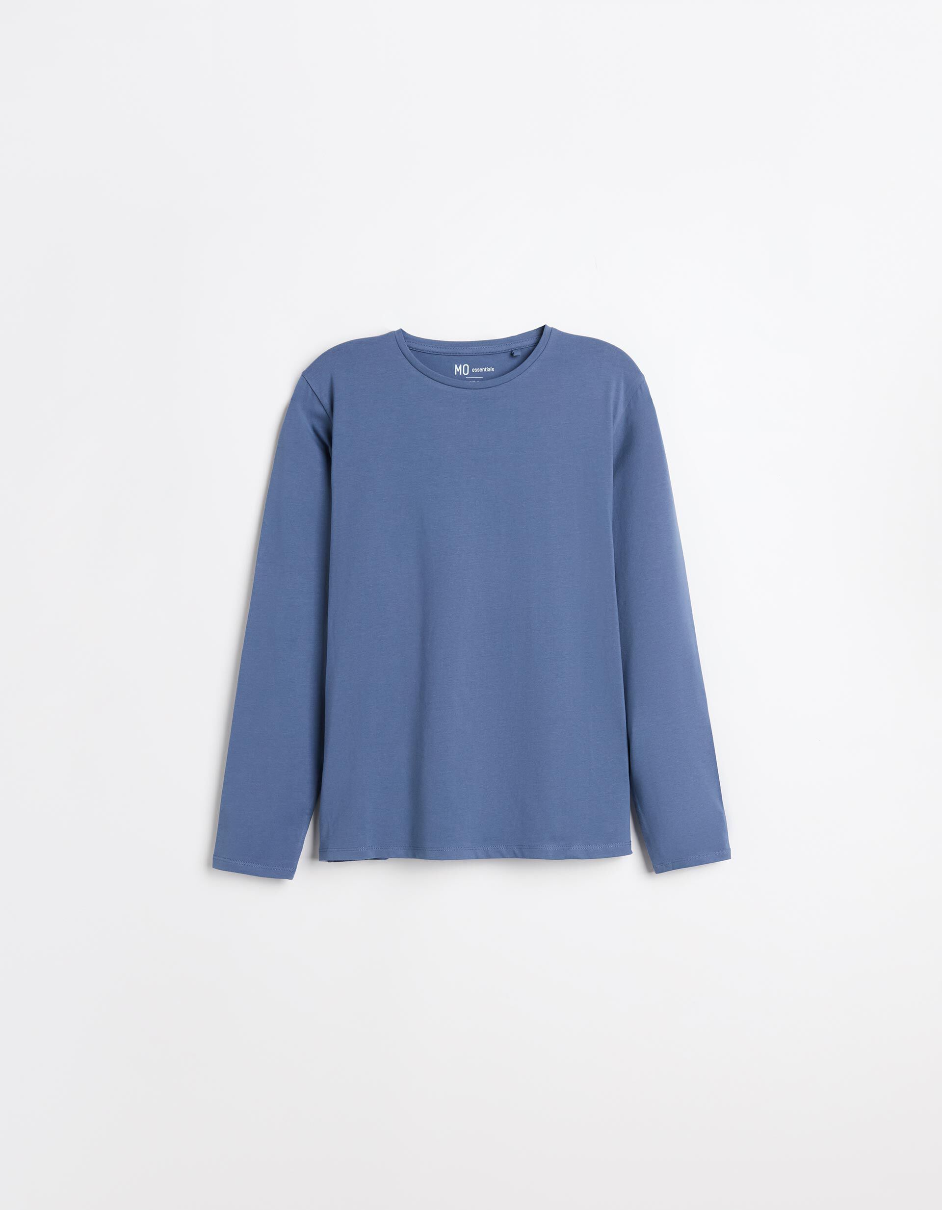 Comprar Online T-shirt de Manga Comprida, Mulher, Azul Escuro