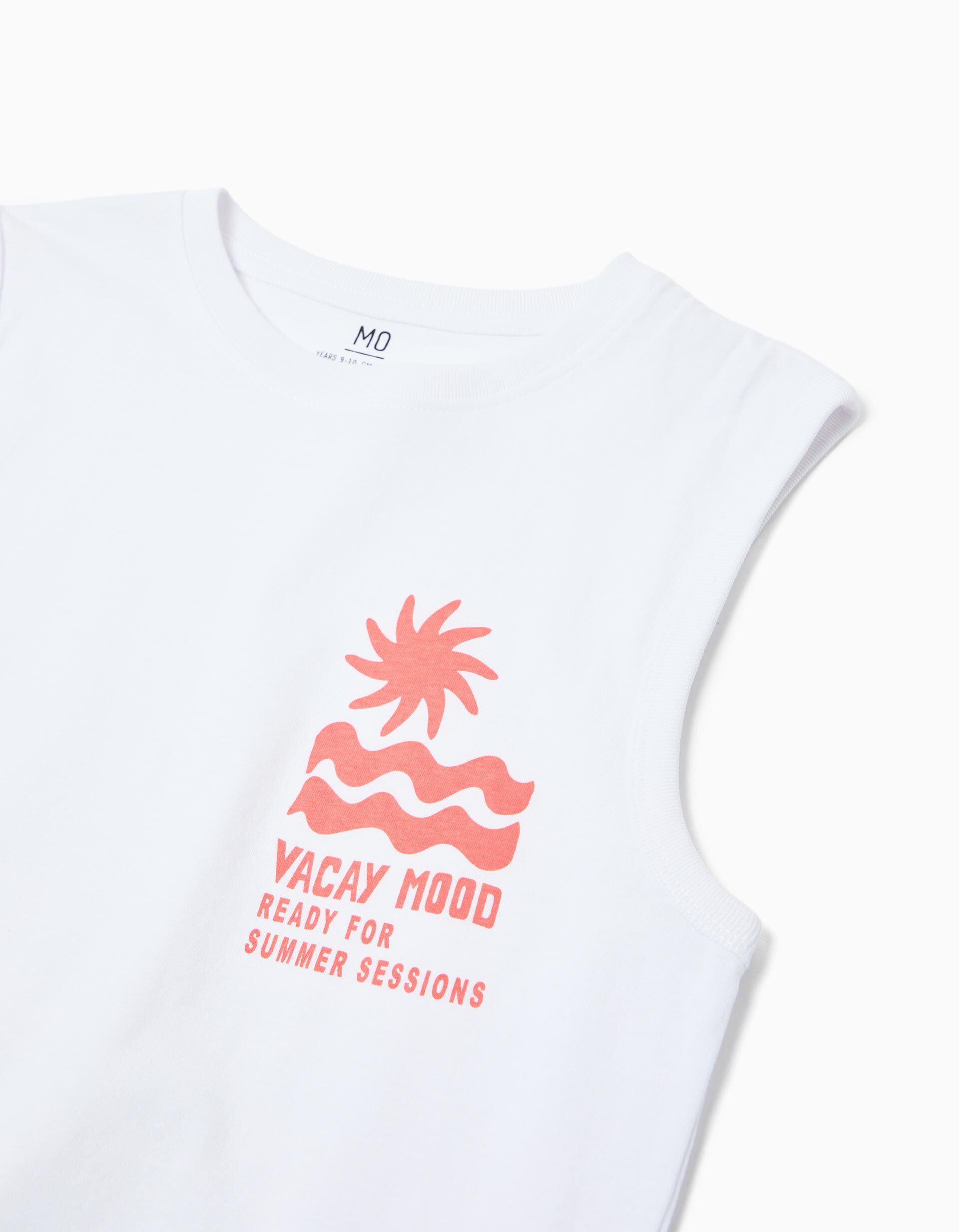 Comprar Online T-shirt Estampada, Menino, Branco