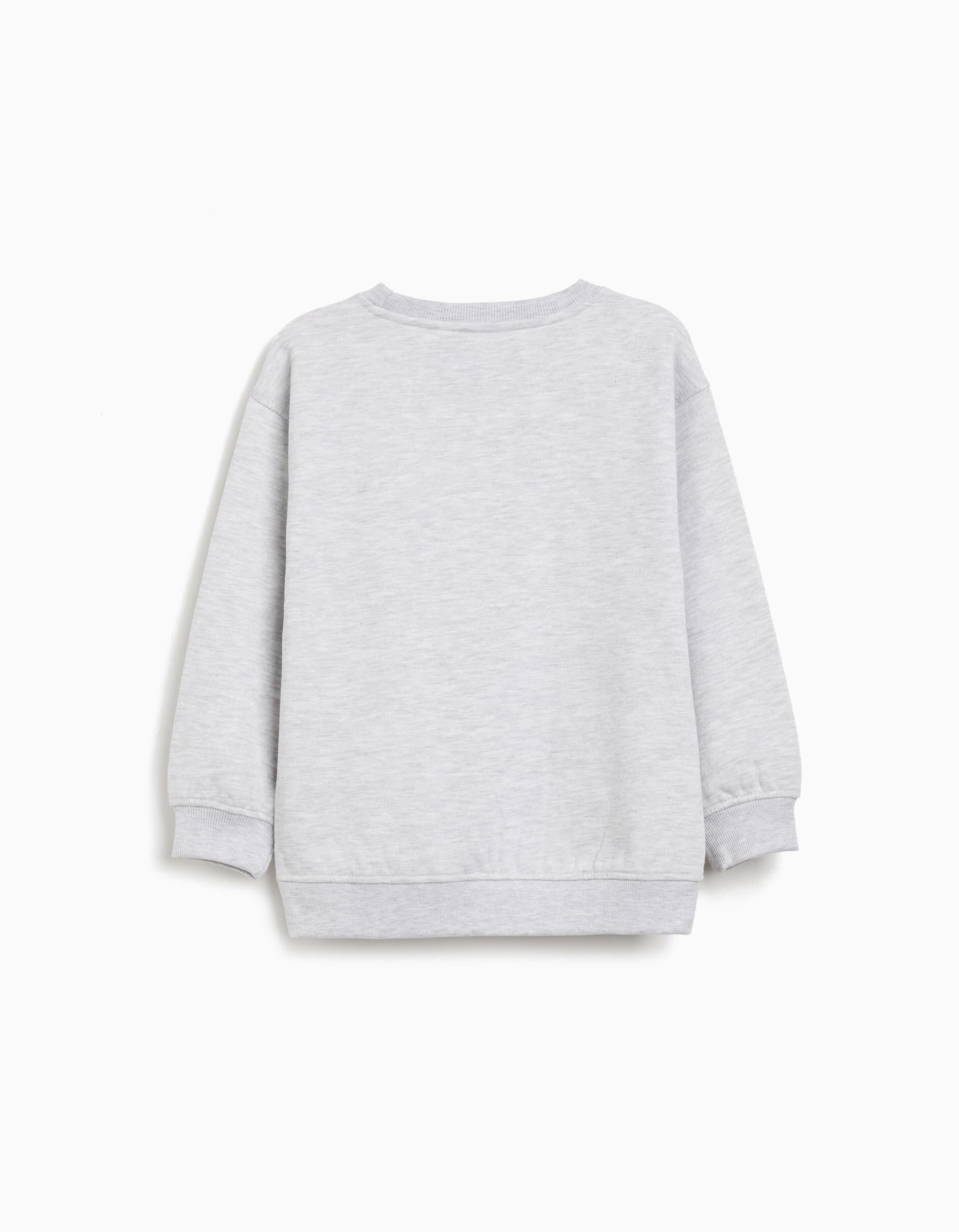 Comprar Online Sweatshirt de Felpa, Menino, Cinzento Claro