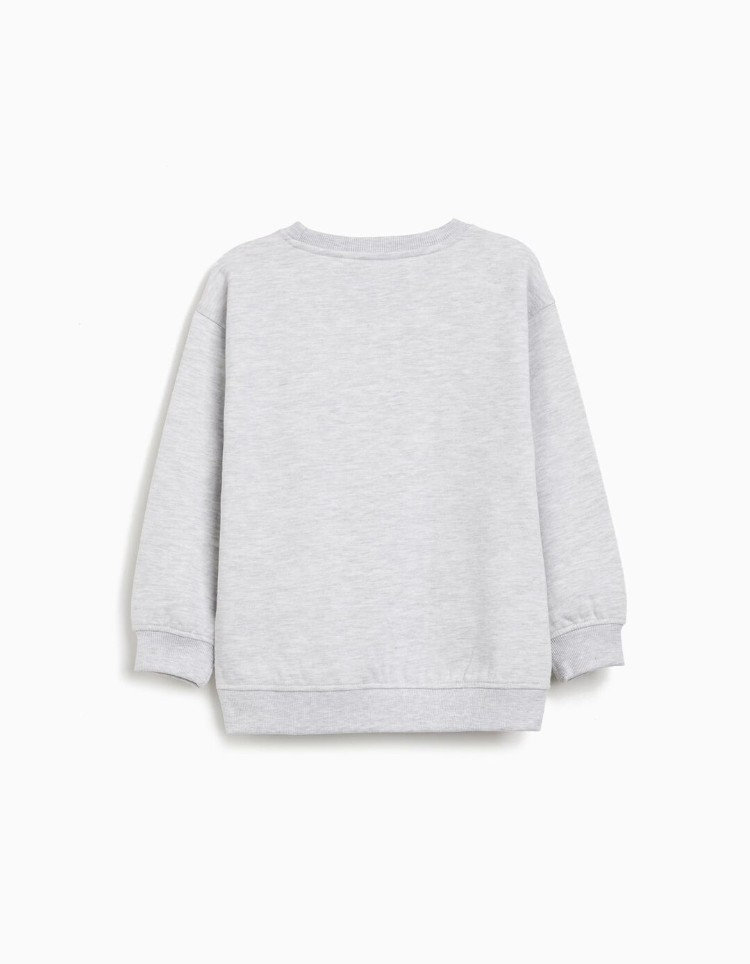 Sweatshirt de Felpa, Menino, Cinzento Claro
