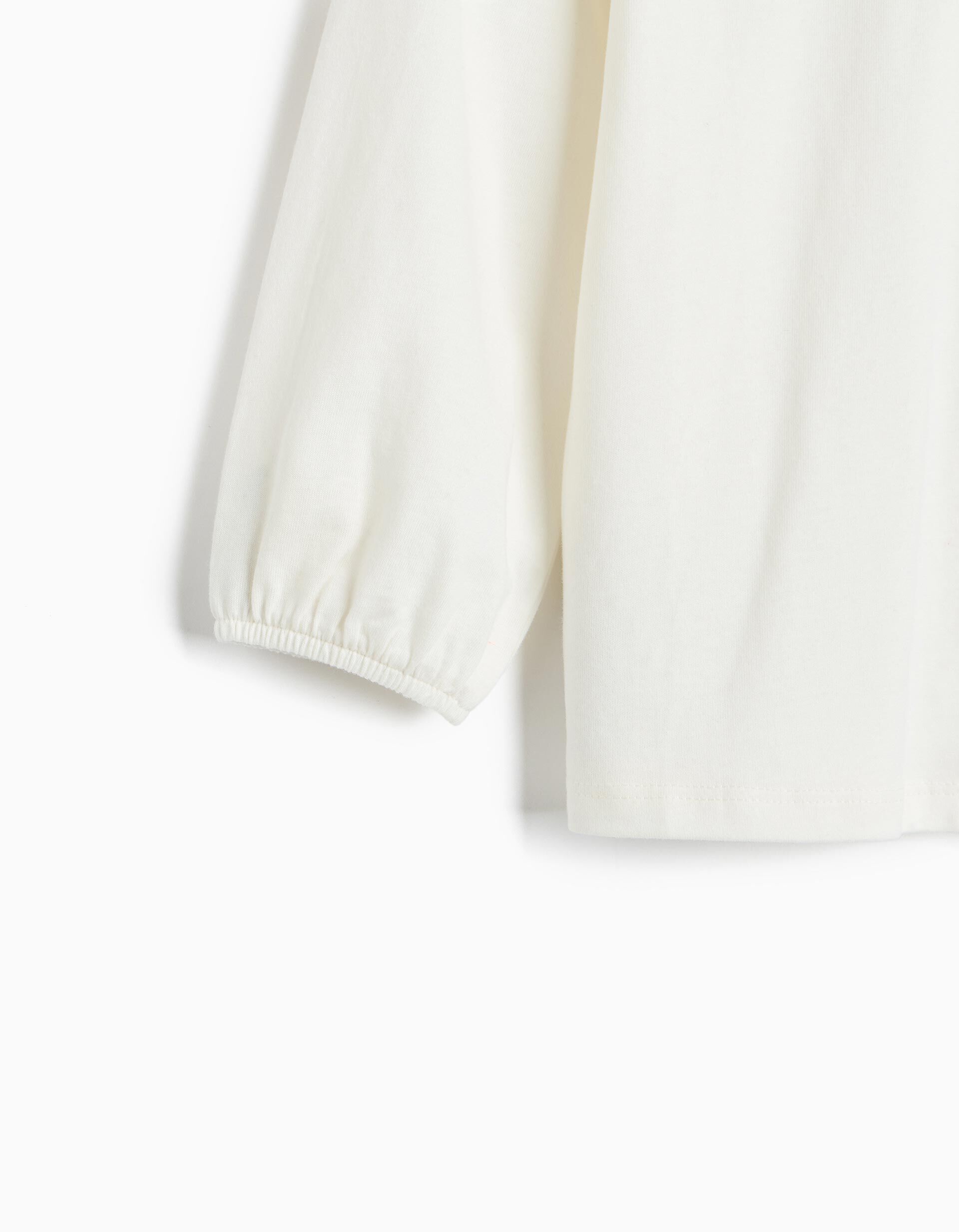 Comprar Online Camisola Com Gola Peter Pan, Menina, Branco