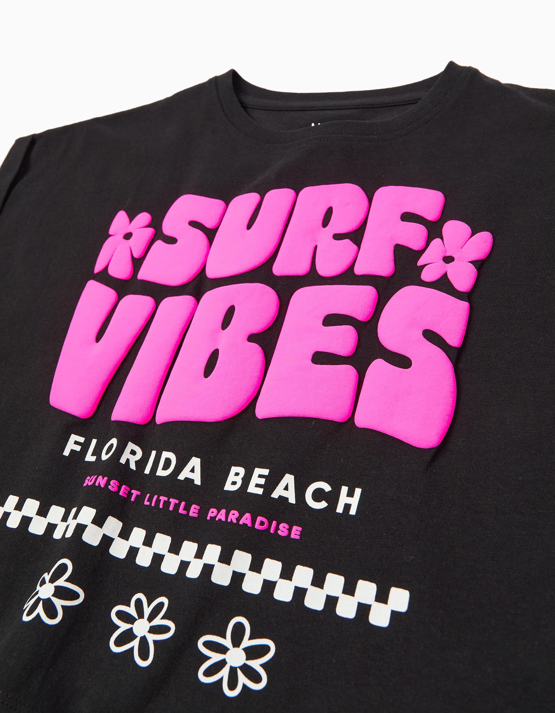 Comprar Online T-shirt Estampado, Menina, Preto