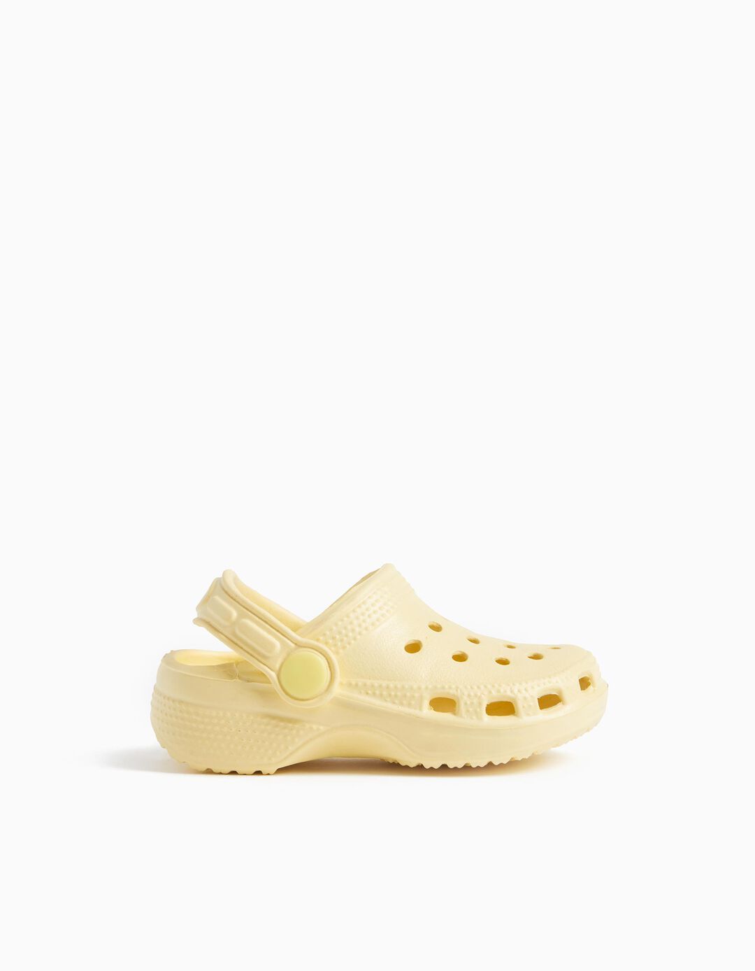 Clogs Sandals, Baby Girls, Light Yellow