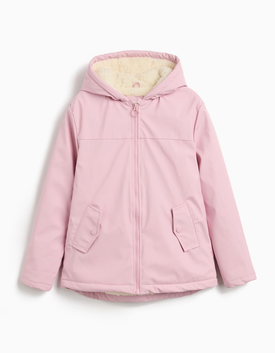 Parka, Menina, Rosa Claro
