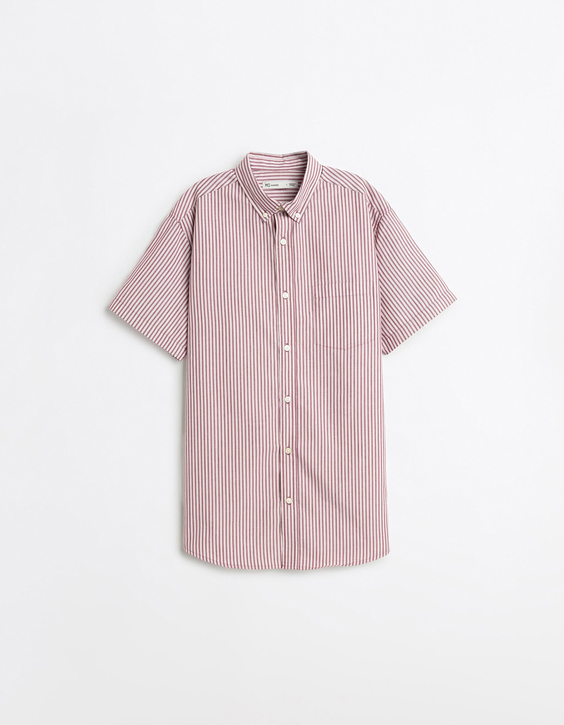 Comprar Online Camisa Manga Curta, Homem, Vermelho Escuro