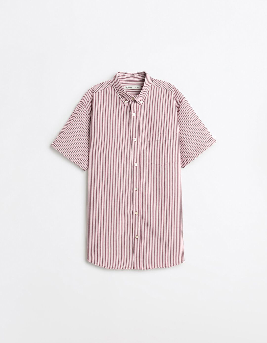 Camisa Manga Curta, Homem, Vermelho Escuro