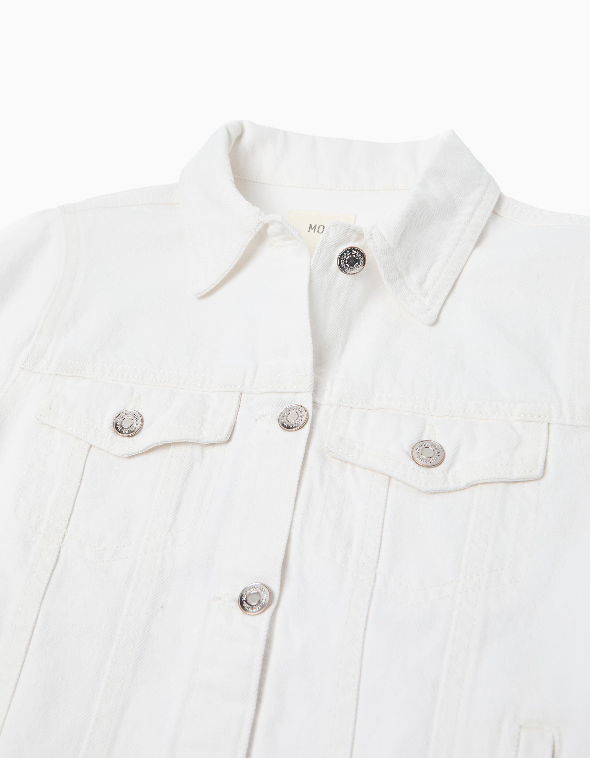 Comprar Online Casaco de Ganga, Menina, Branco