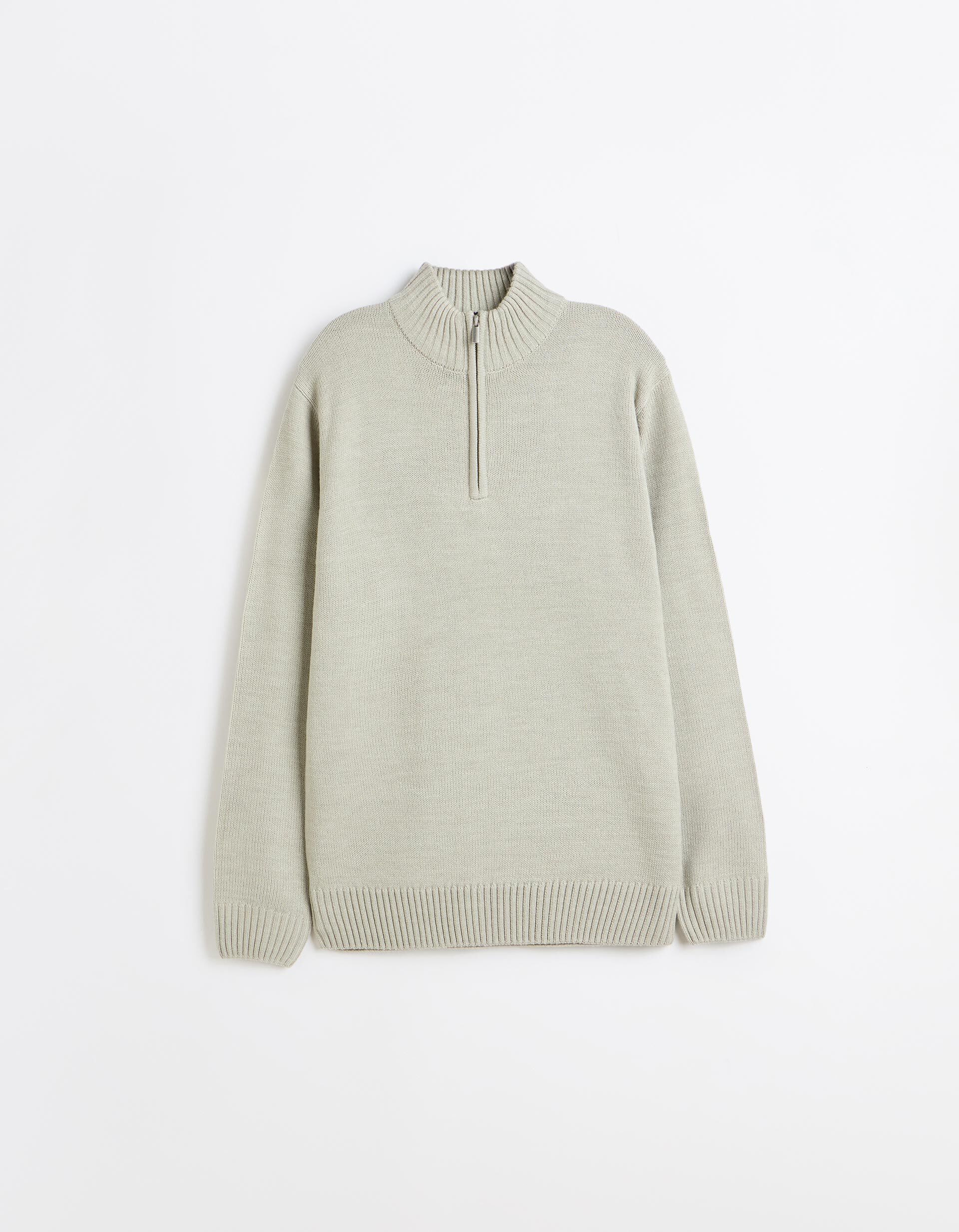 Comprar Online Sweater De Gola Alta, Homem, Cinzento Claro